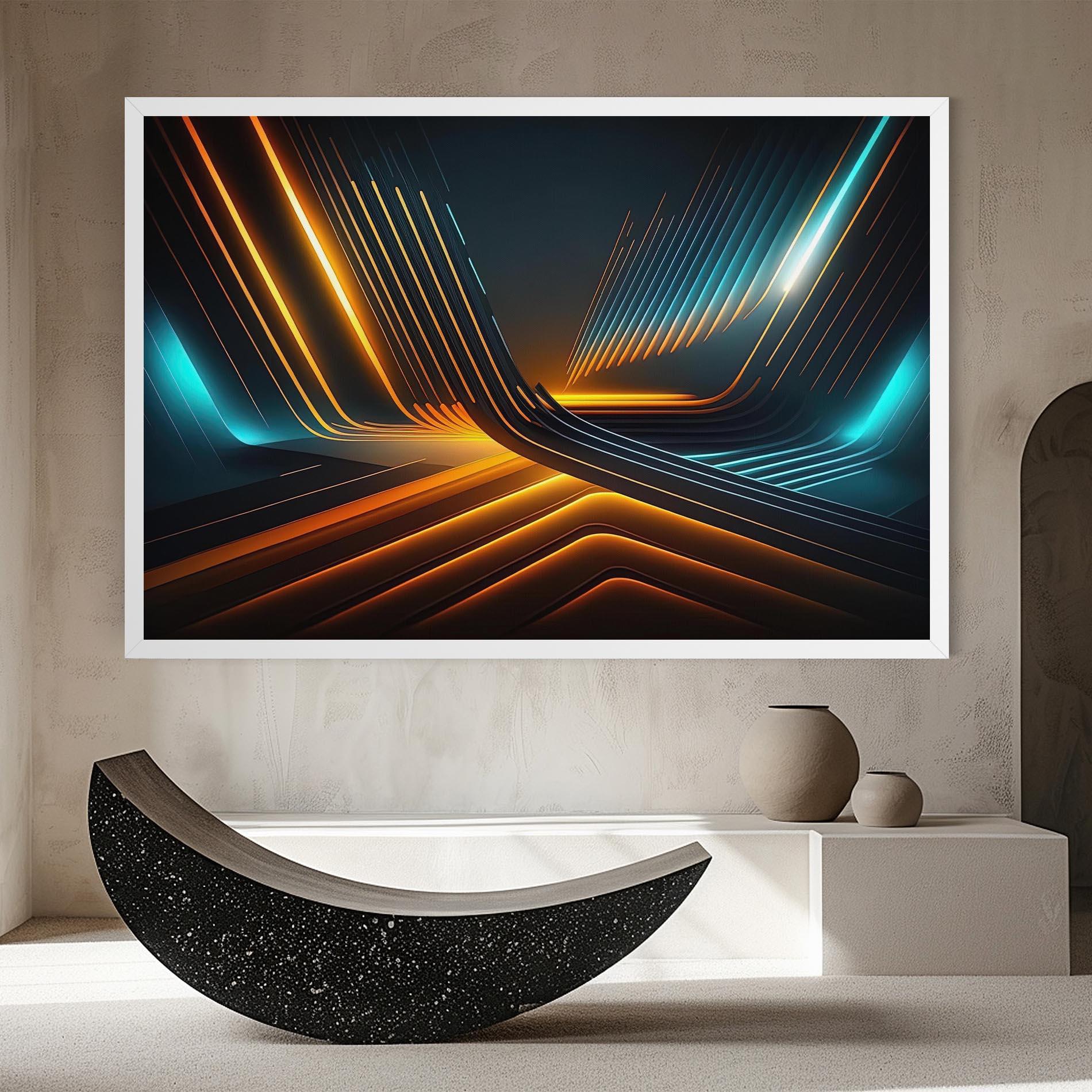 Tablou Canvas Futuristic Background mockup 8