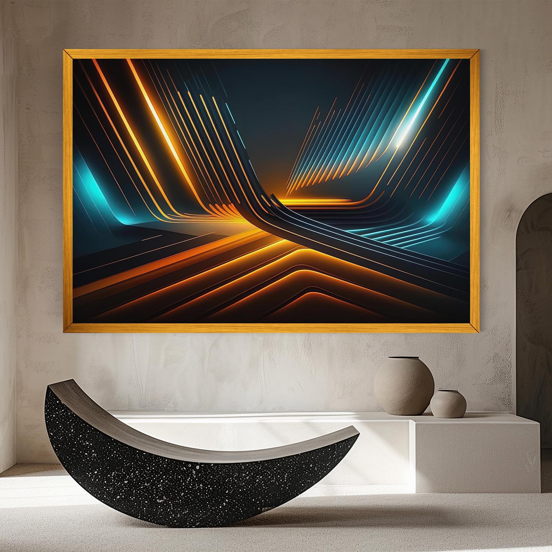 Tablou Canvas Futuristic Background mockup 8