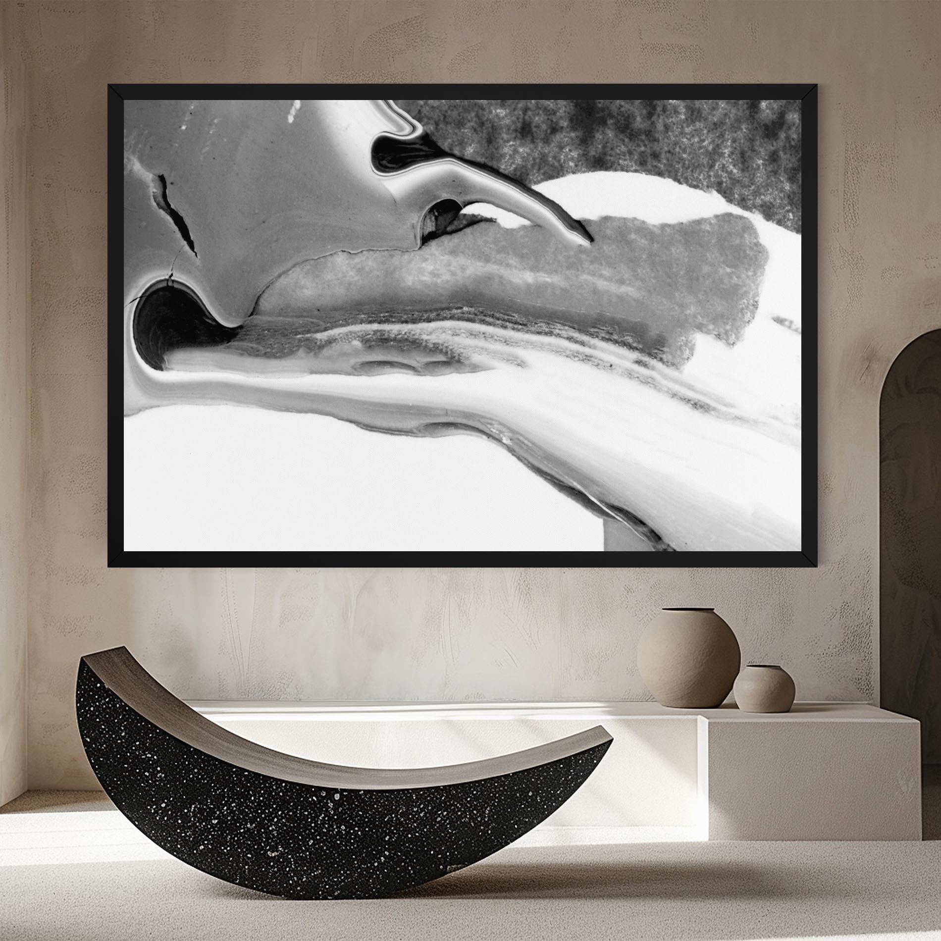 Tablou Canvas White Acrylic Painting mockup 8