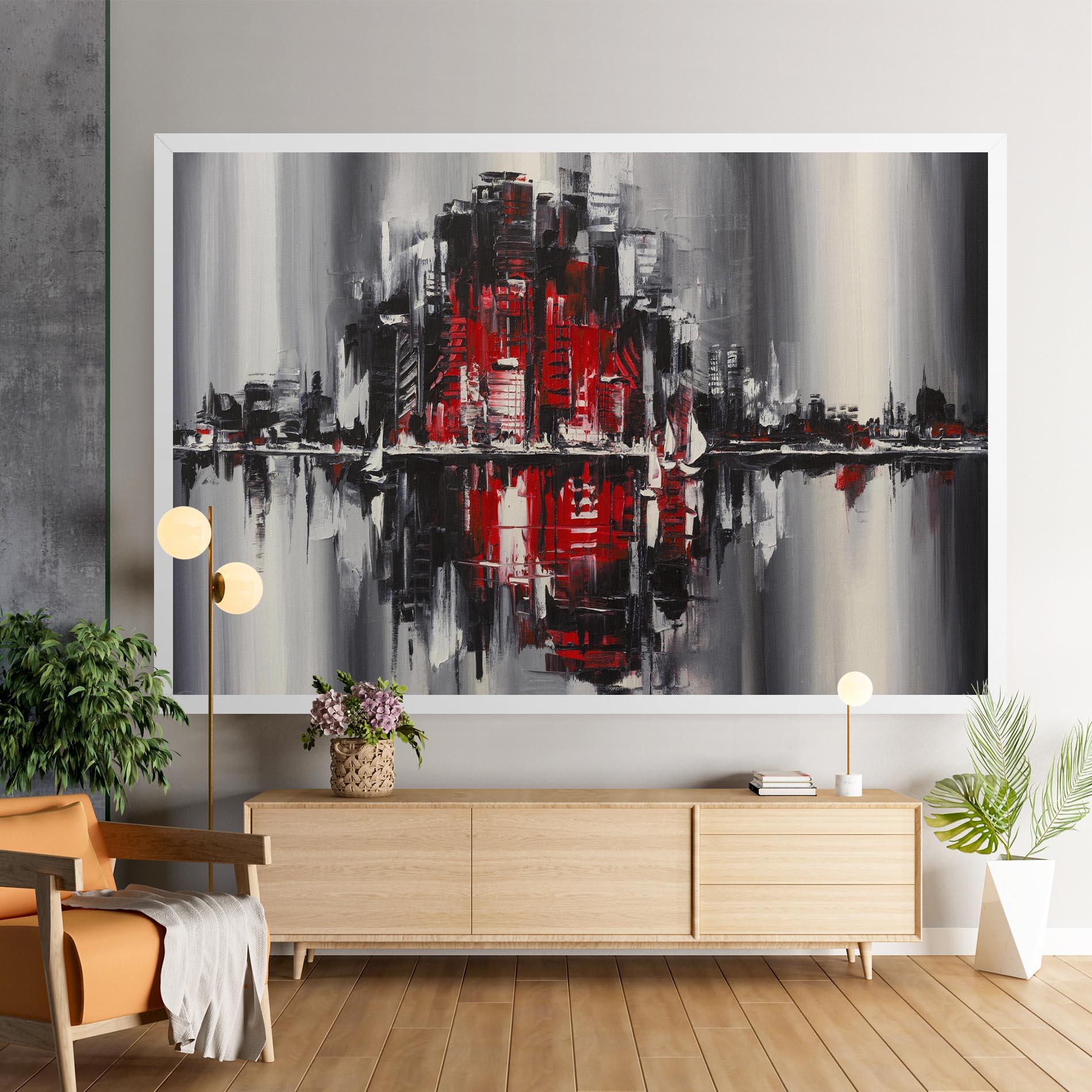 Tablou Canvas Cityscape mockup 9