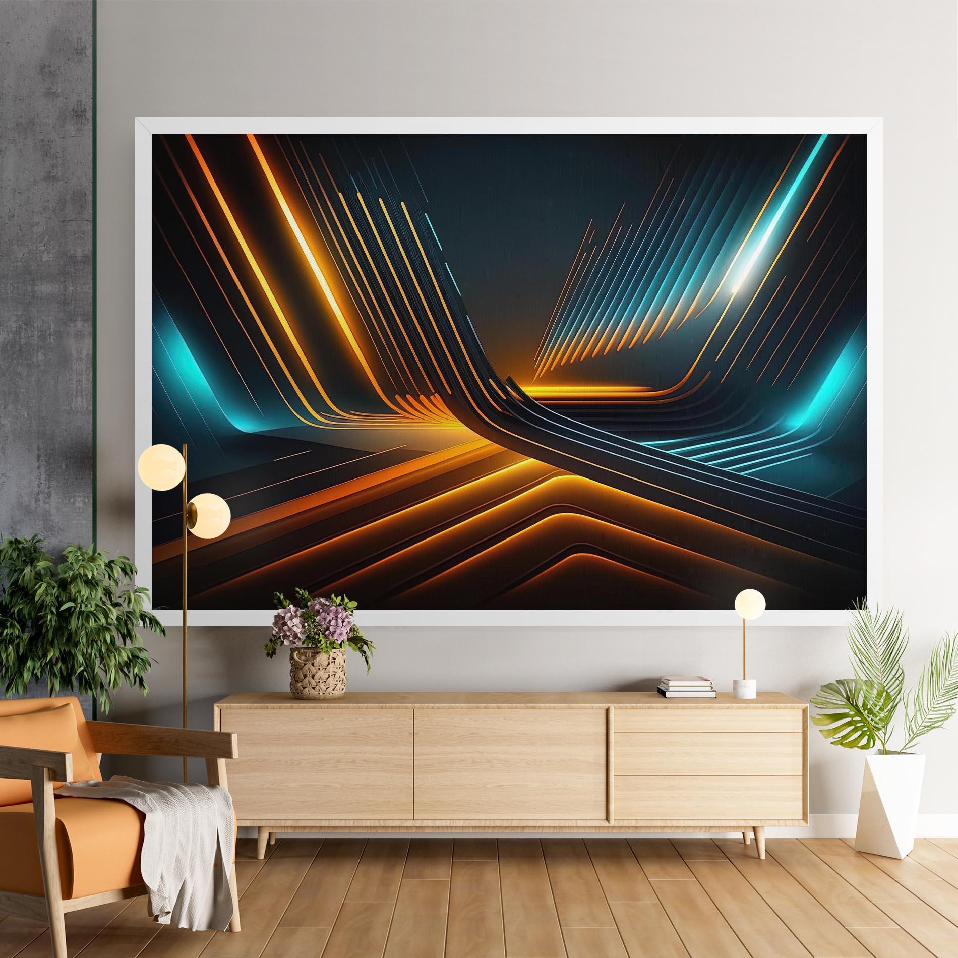 Tablou Canvas Futuristic Background mockup 9