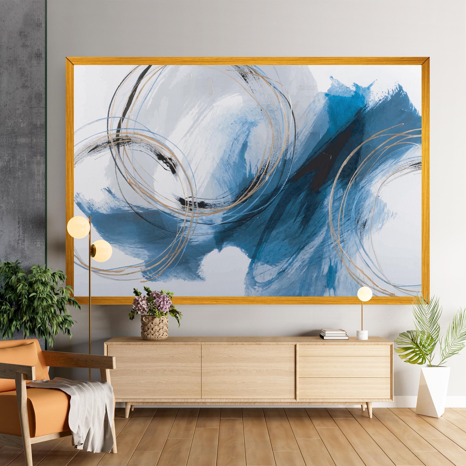 Tablou Canvas Beautiful Abstract Painting mockup 9
