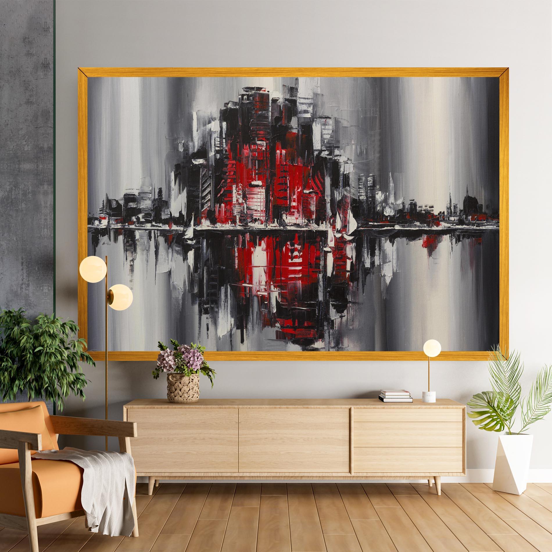 Tablou Canvas Cityscape mockup 9