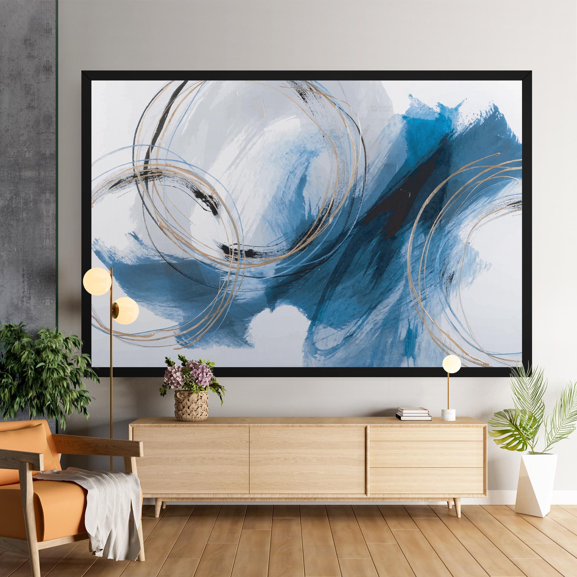 Tablou Canvas Beautiful Abstract Painting mockup 9