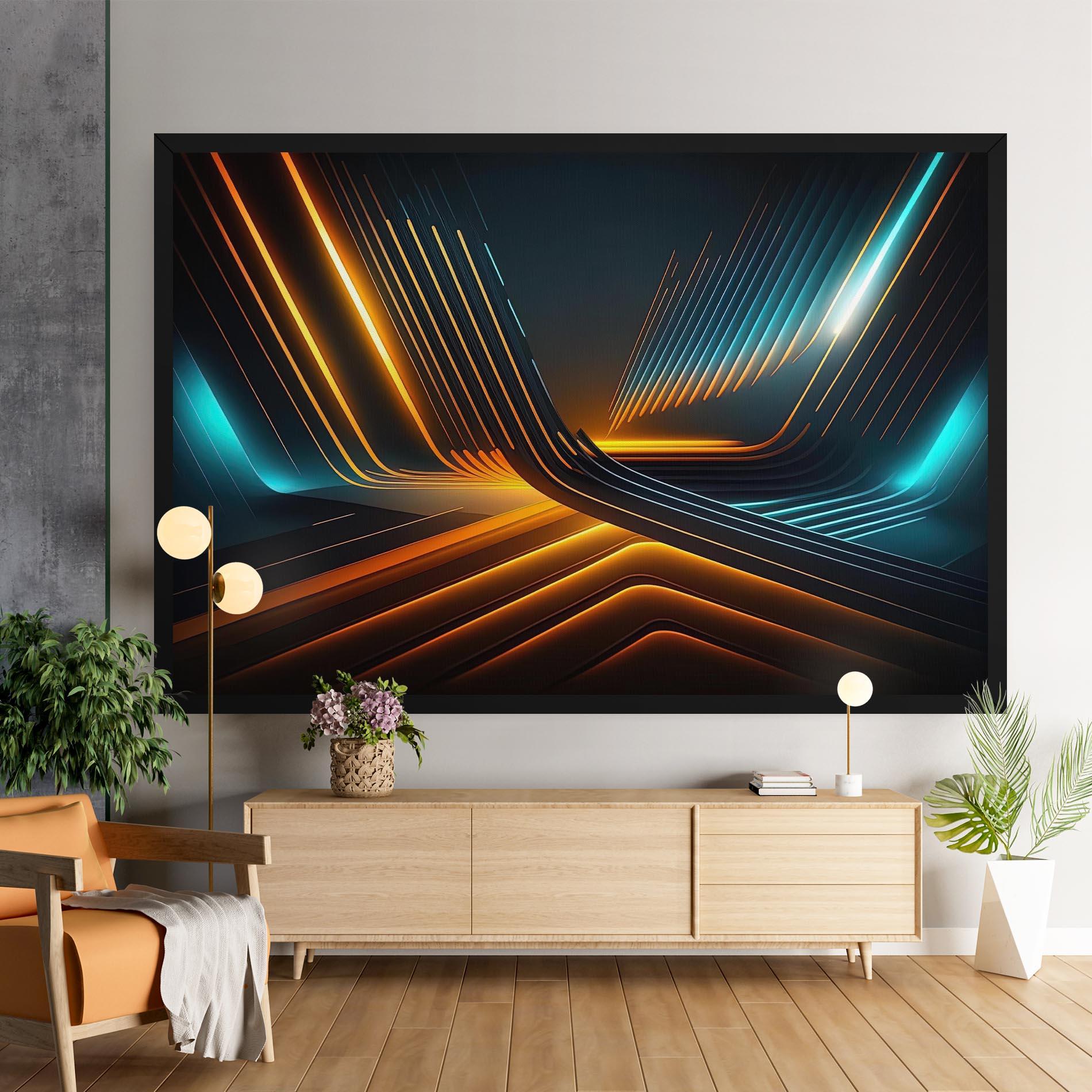 Tablou Canvas Futuristic Background mockup 9