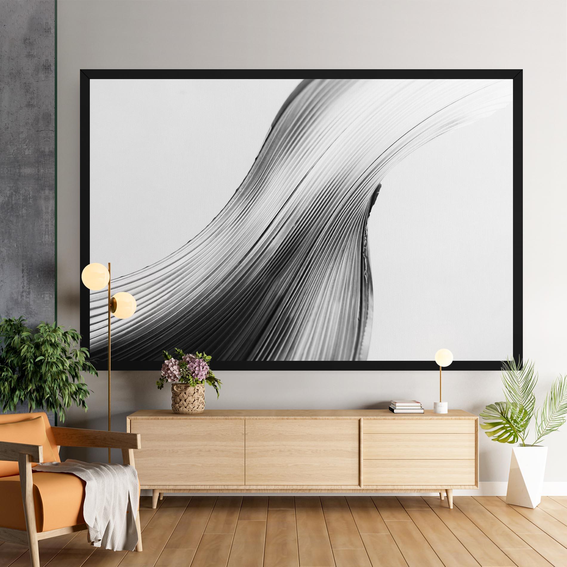 Tablou Canvas Monochrome Wave mockup 9