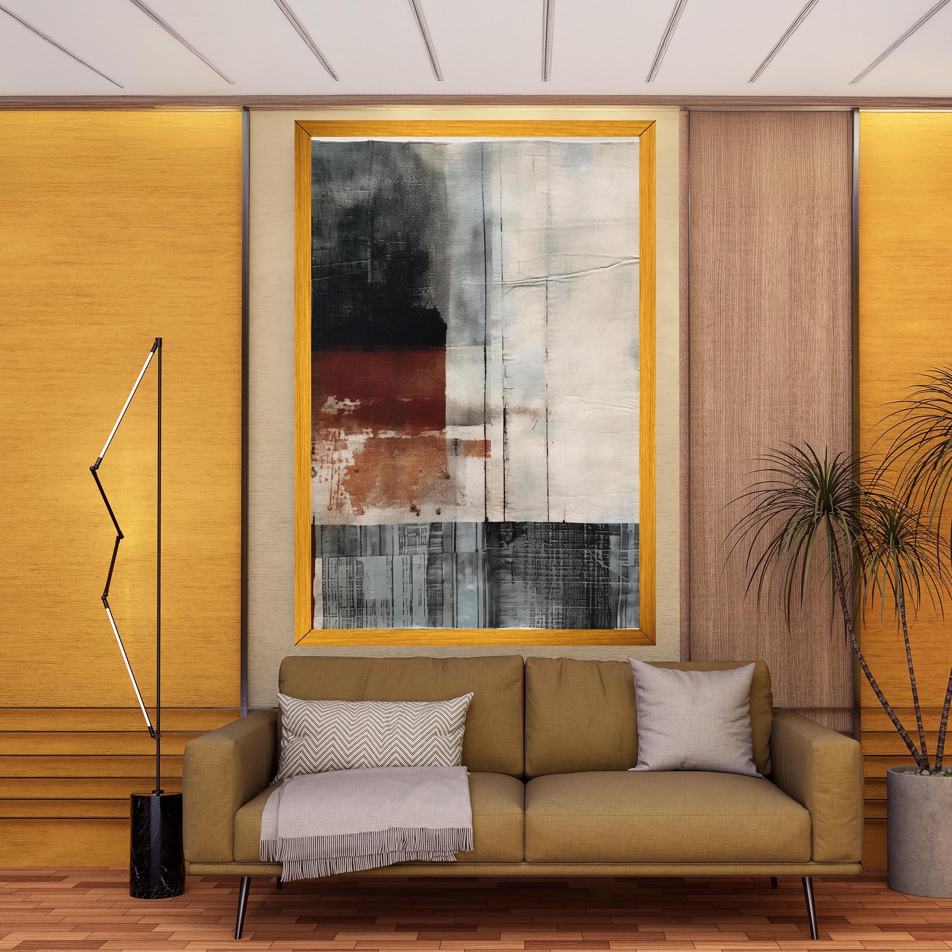 Tablou Canvas Abstract Painting mockup 9