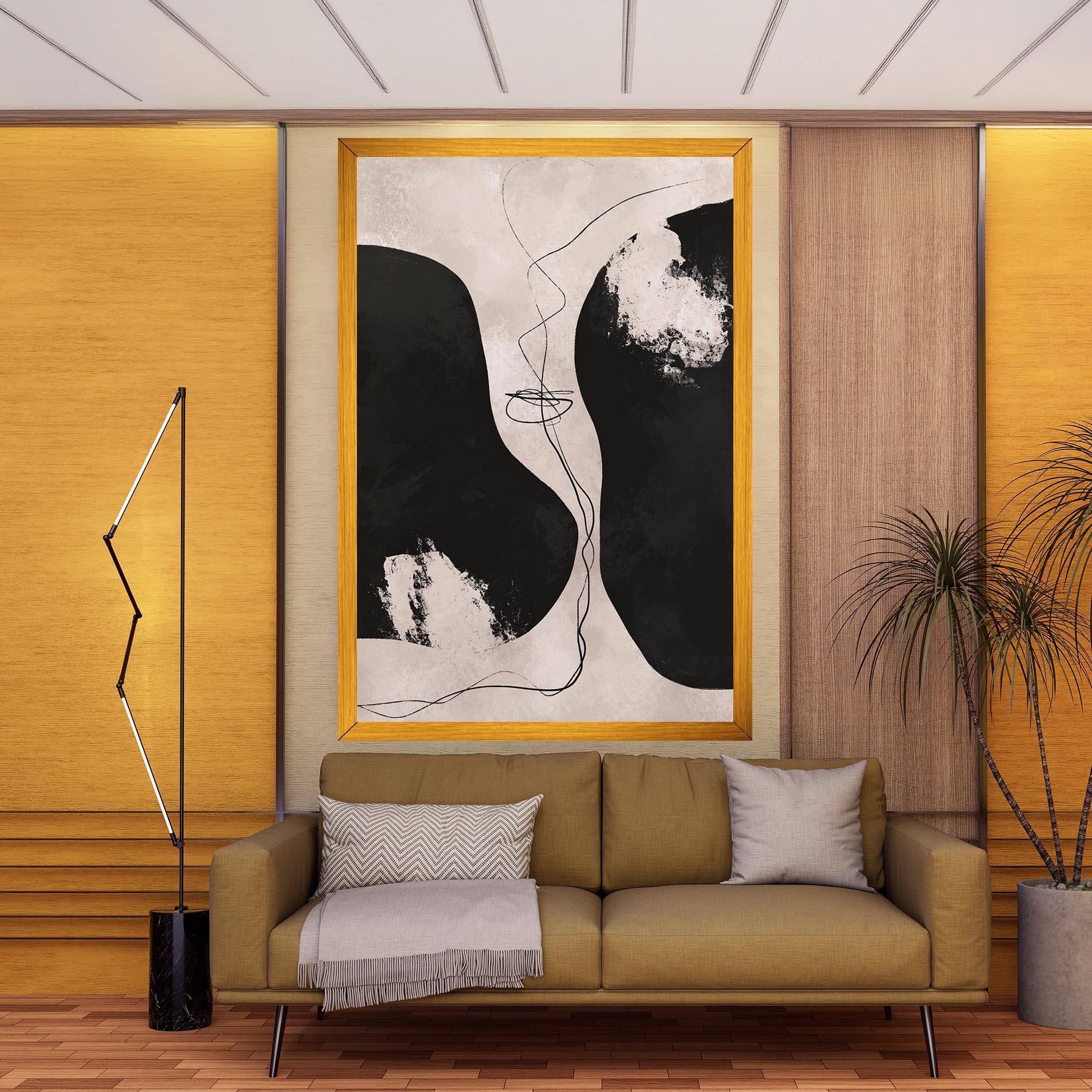 Tablou Canvas Modern Brushstrokes mockup 9