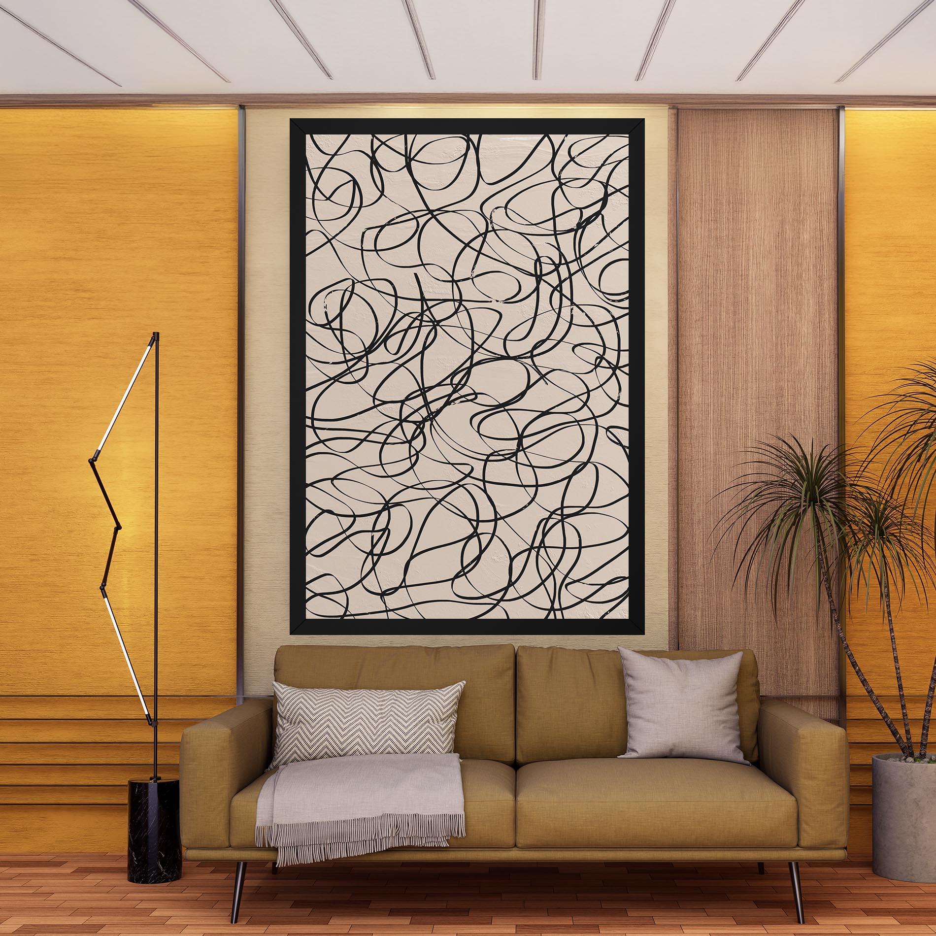 Tablou Canvas Hand Painted Pattern mockup 9