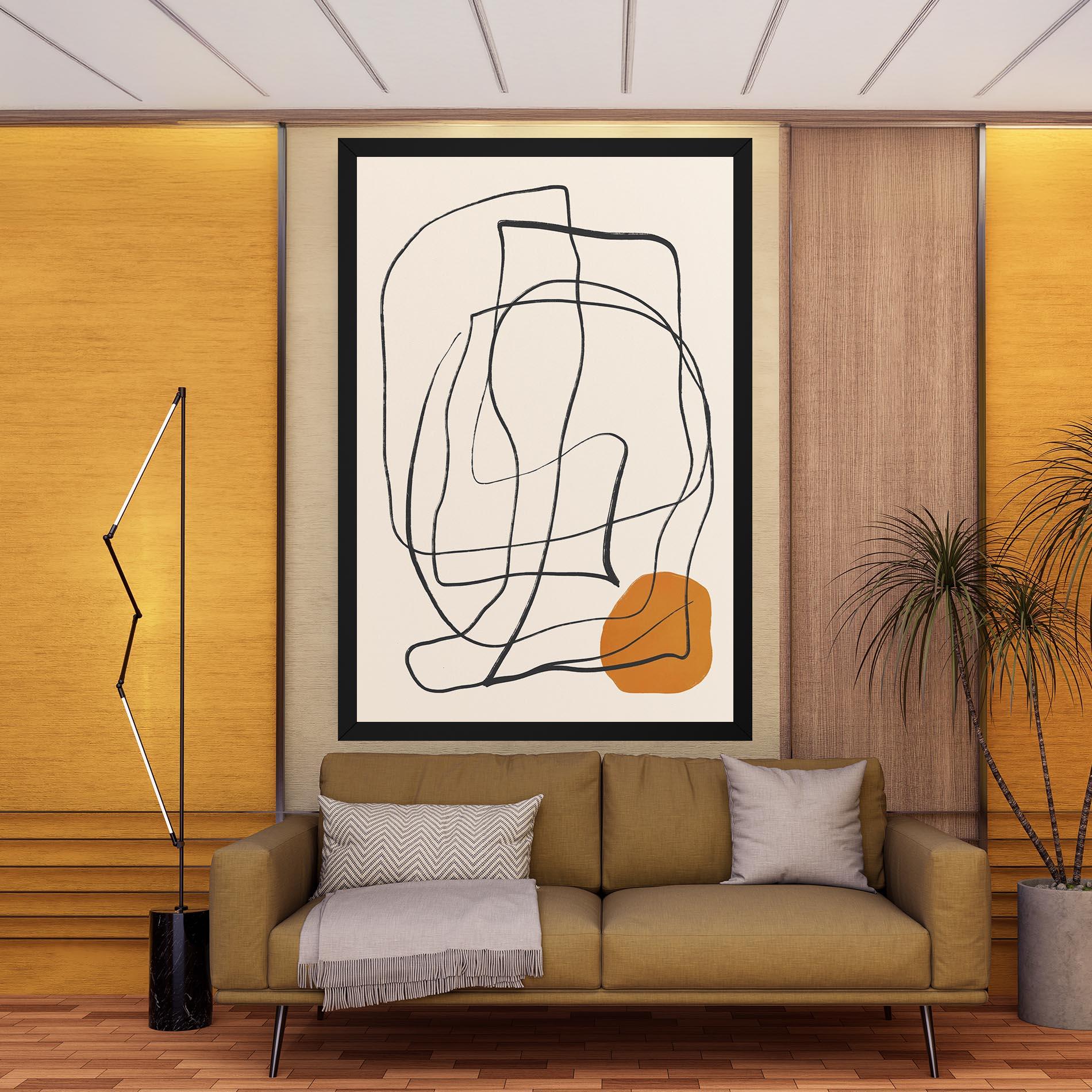 Tablou Canvas Handdrawn Lines mockup 9