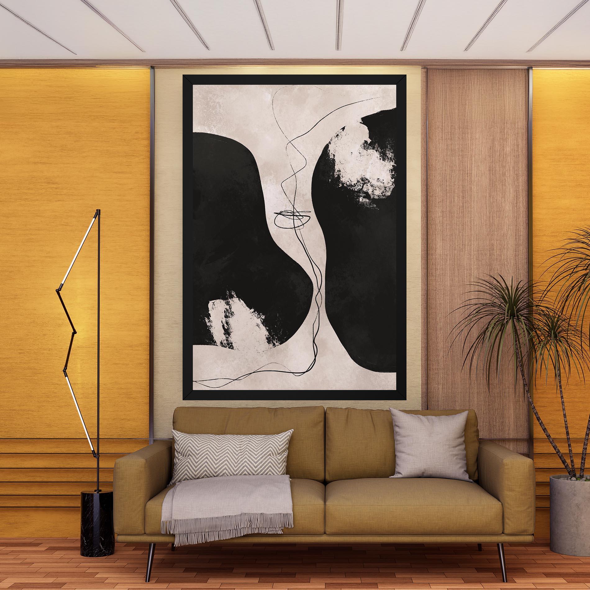 Tablou Canvas Modern Brushstrokes mockup 9