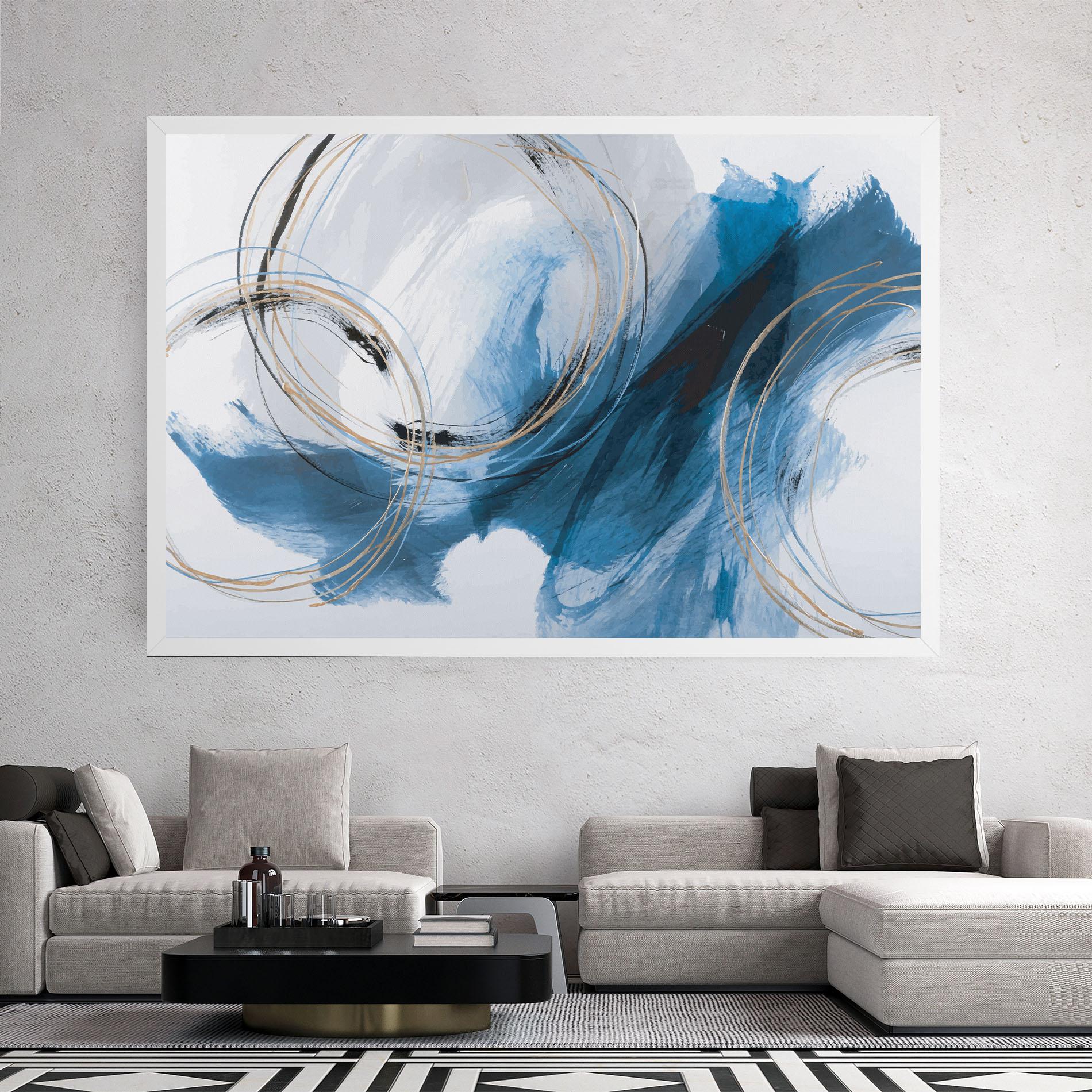 Tablou Canvas Beautiful Abstract Painting mockup 2
