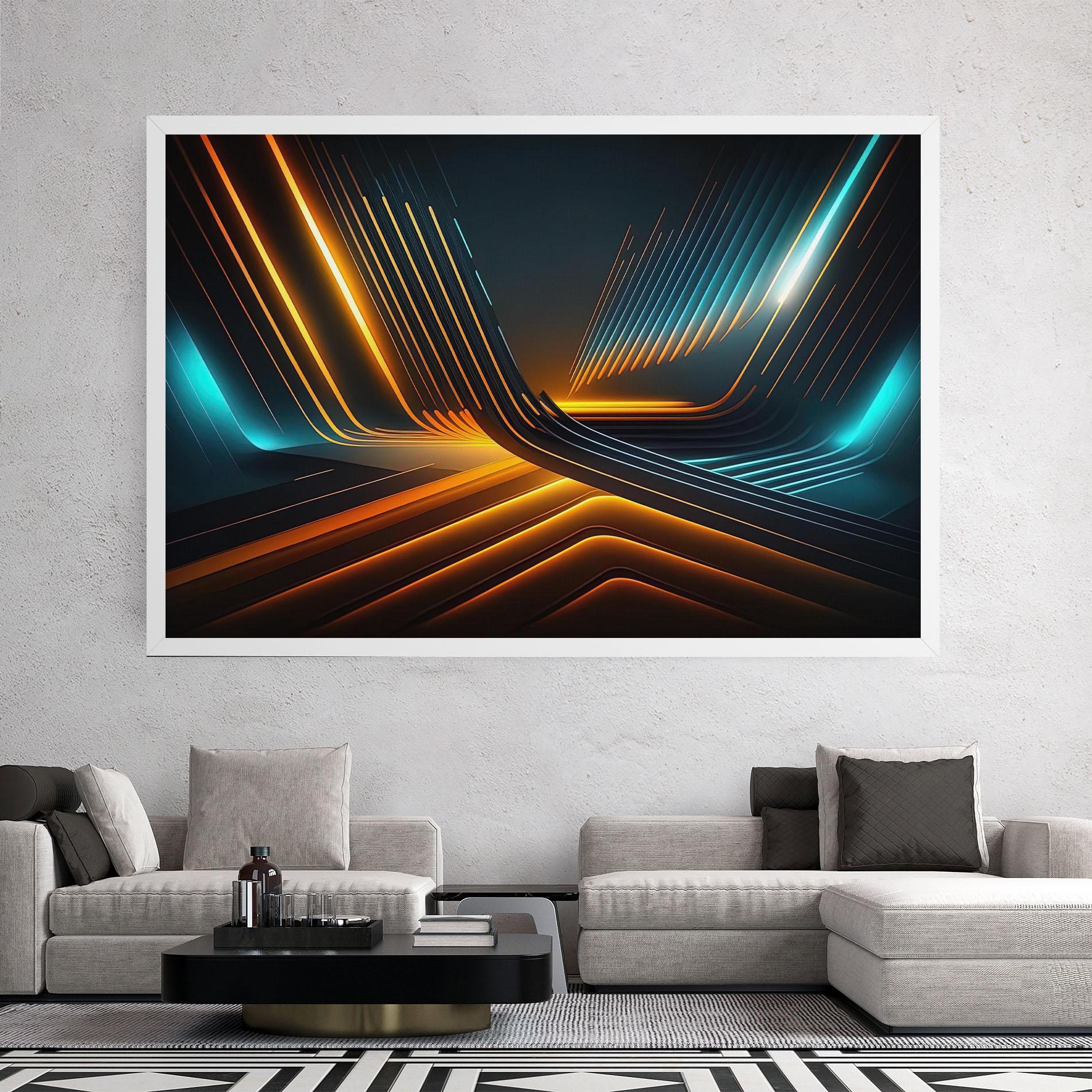 Tablou Canvas Futuristic Background mockup 2