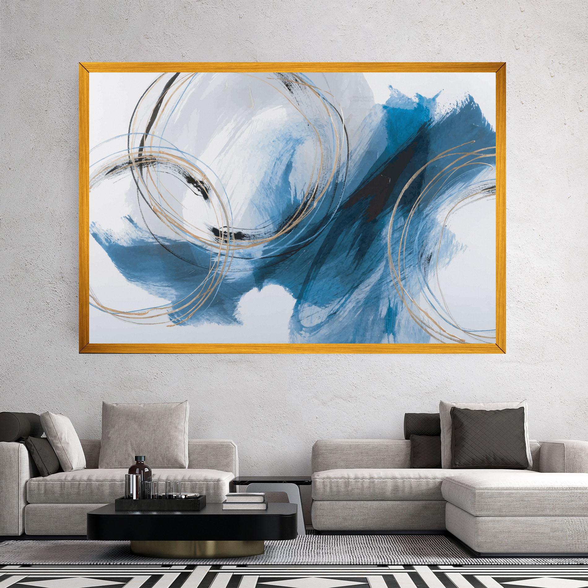 Tablou Canvas Beautiful Abstract Painting mockup 2