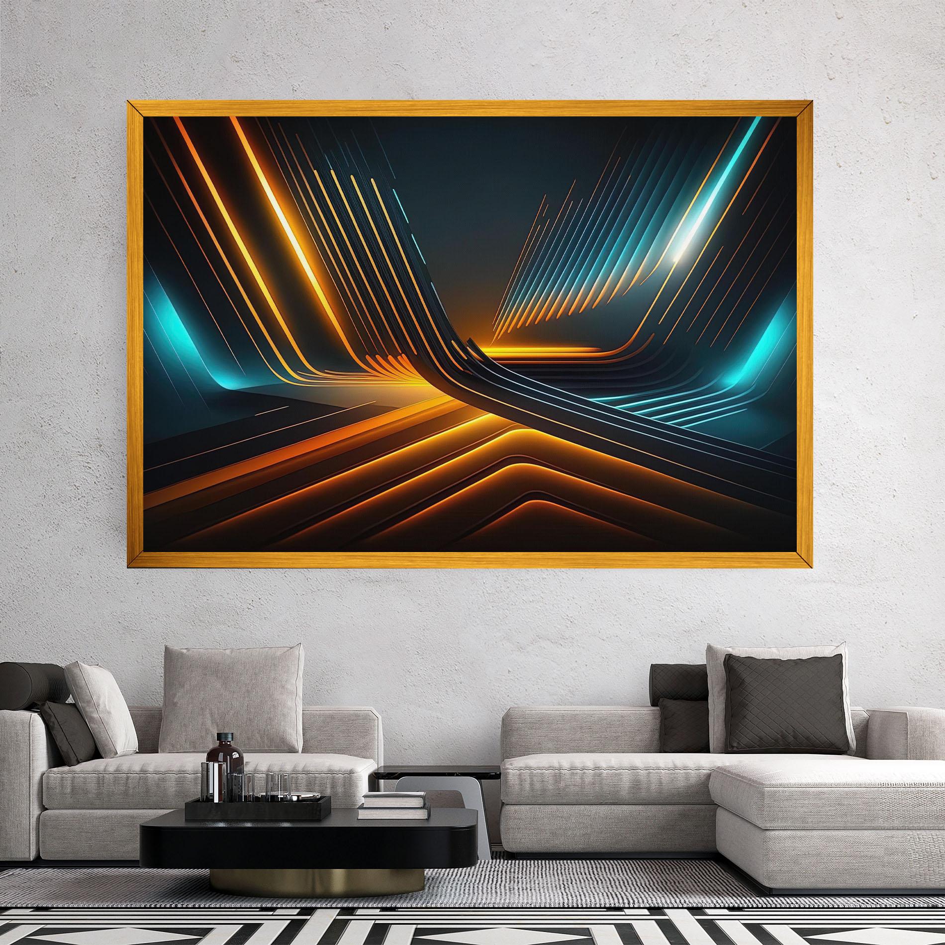 Tablou Canvas Futuristic Background mockup 2