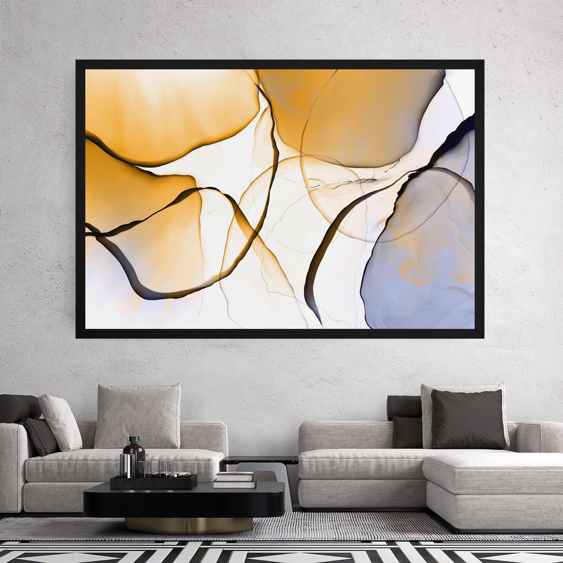 Tablou Canvas Abstract Alcohol Ink mockup 2