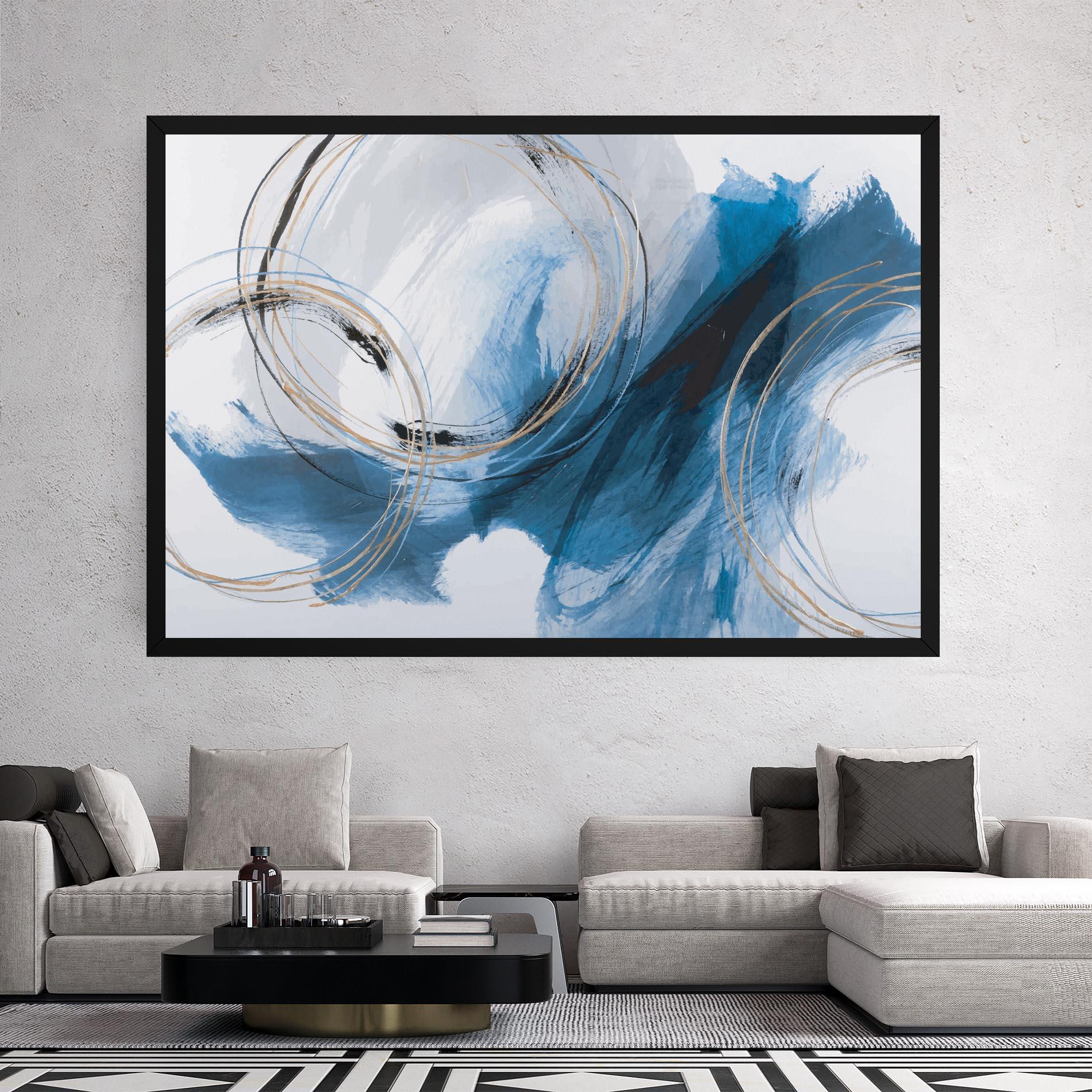 Tablou Canvas Beautiful Abstract Painting mockup 2
