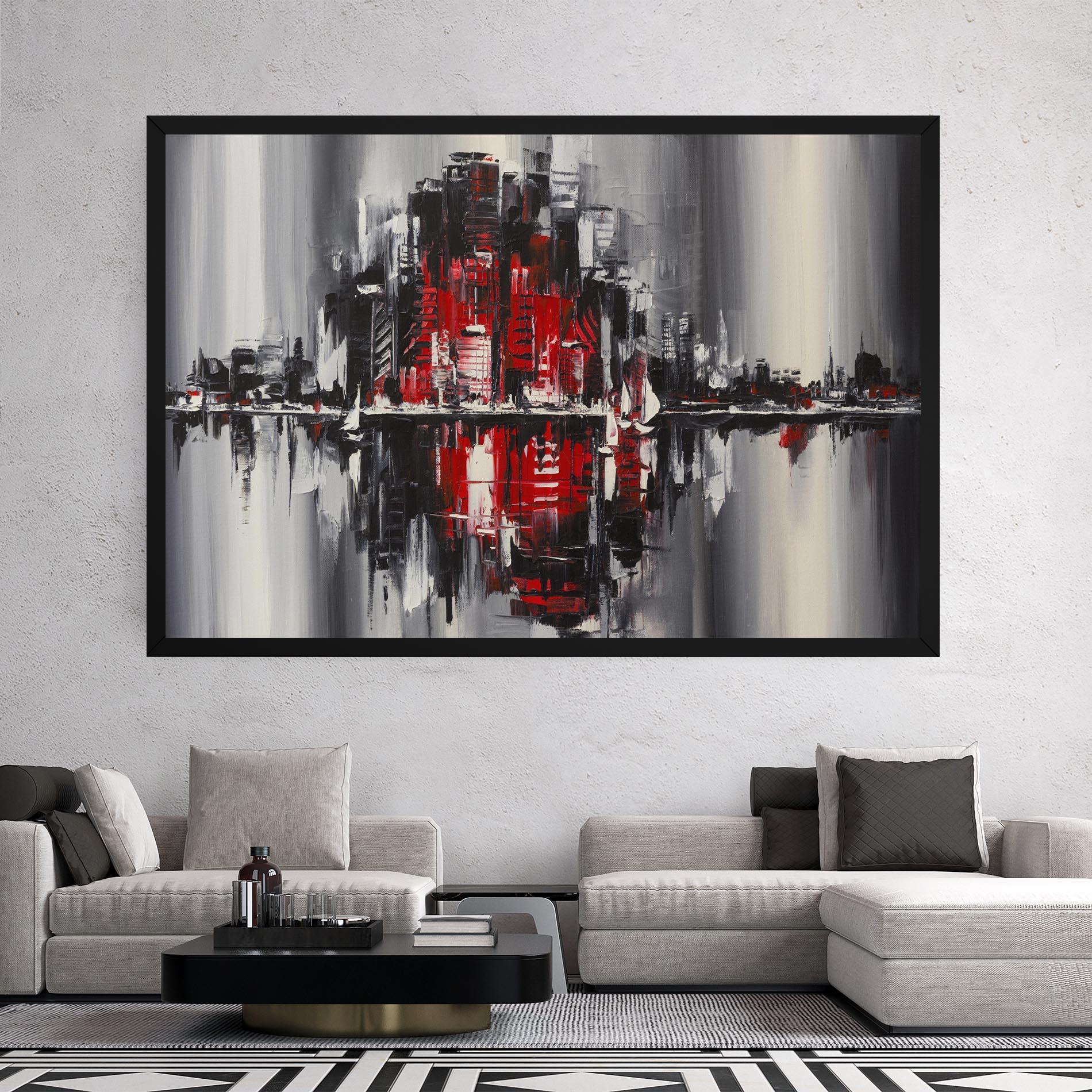 Tablou Canvas Cityscape mockup 2