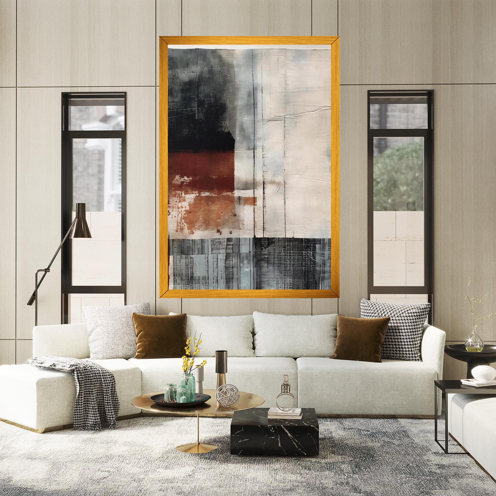 Tablou Canvas Abstract Painting mockup 2