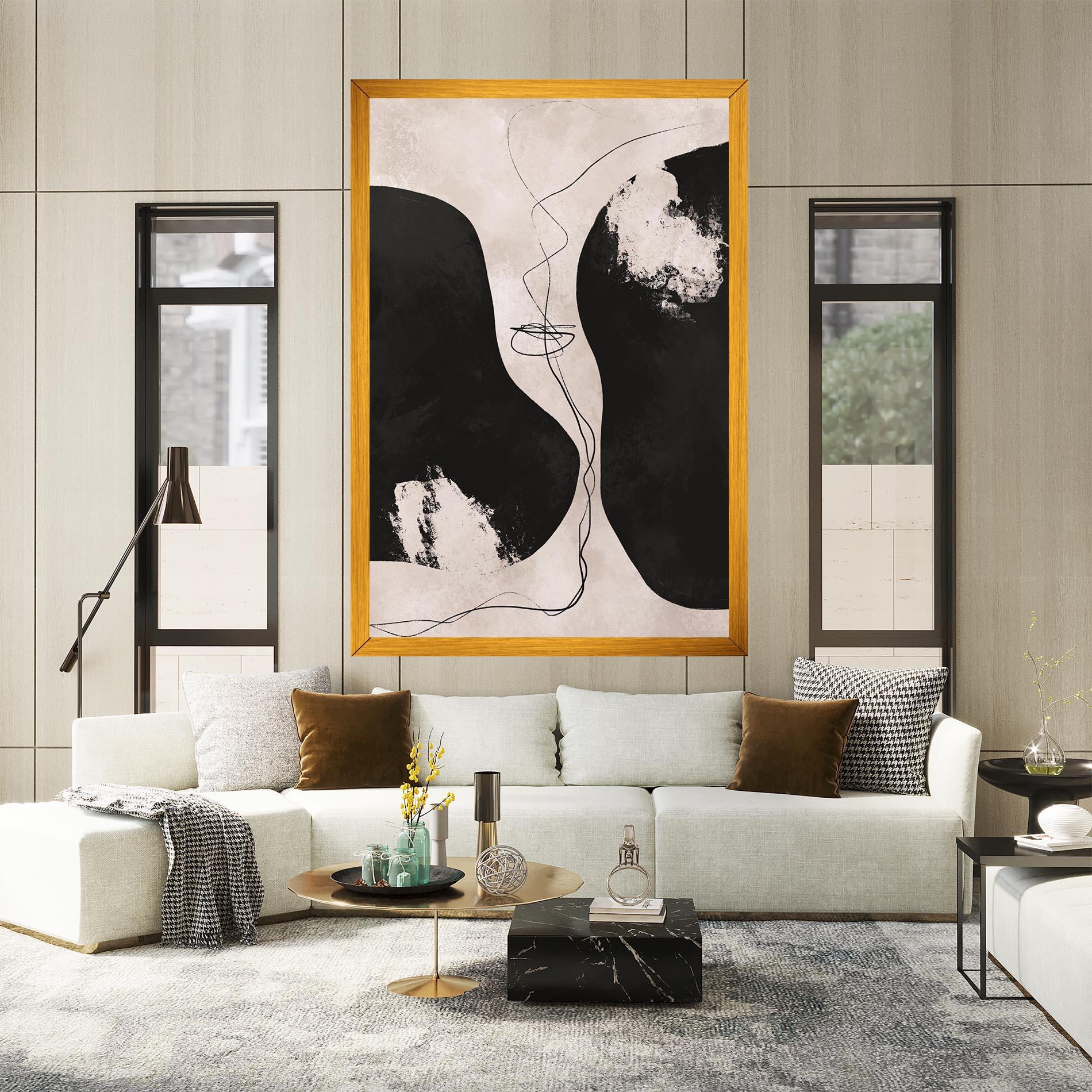 Tablou Canvas Modern Brushstrokes mockup 2