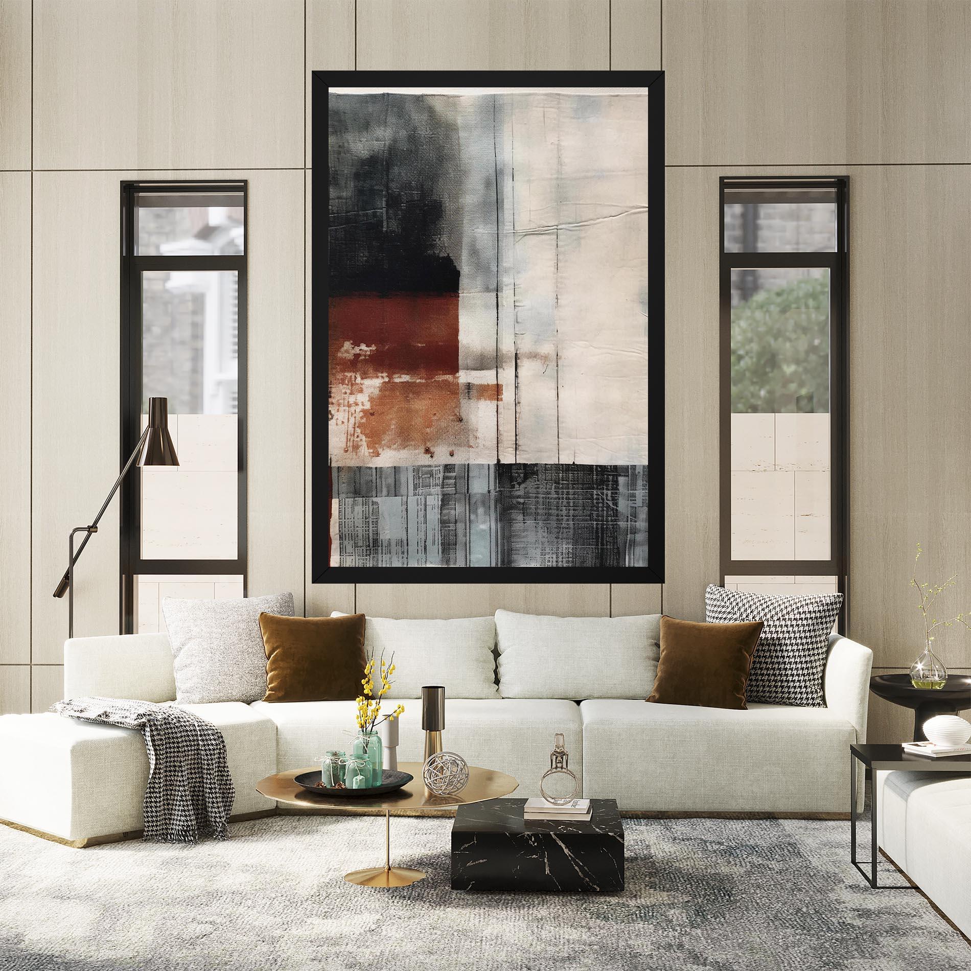Tablou Canvas Abstract Painting mockup 2