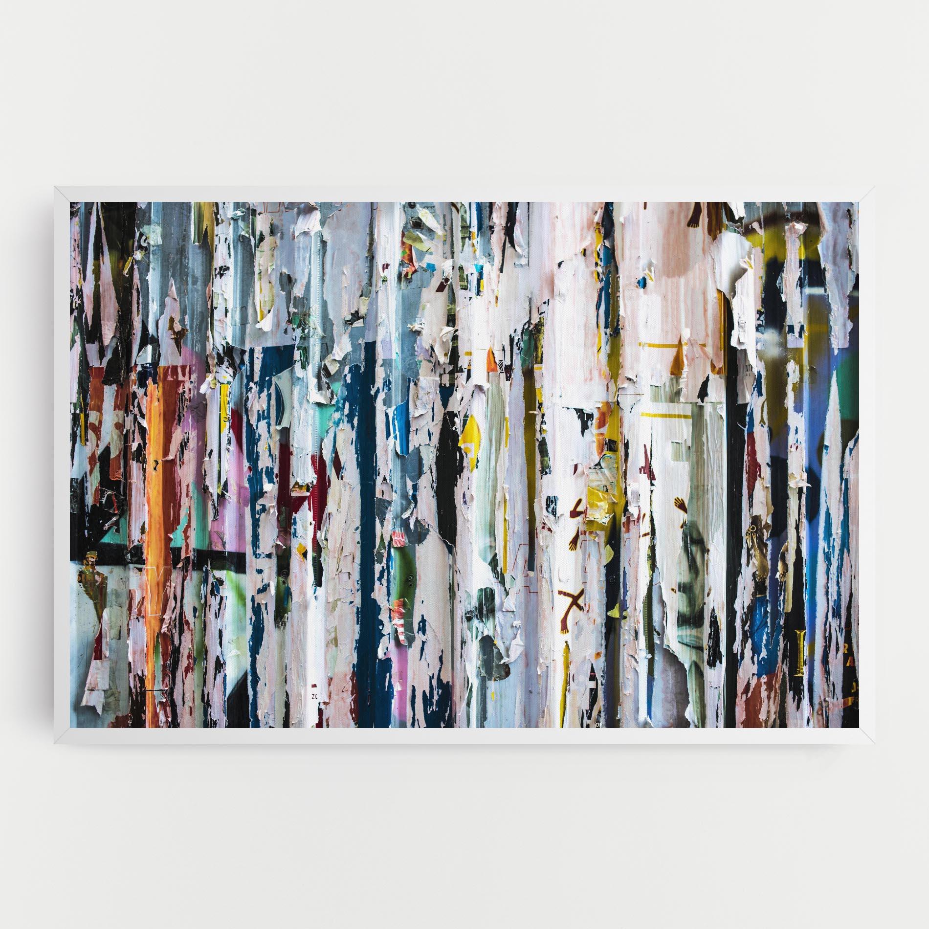 Tablou Canvas Abstract Torn Paper mockup 0