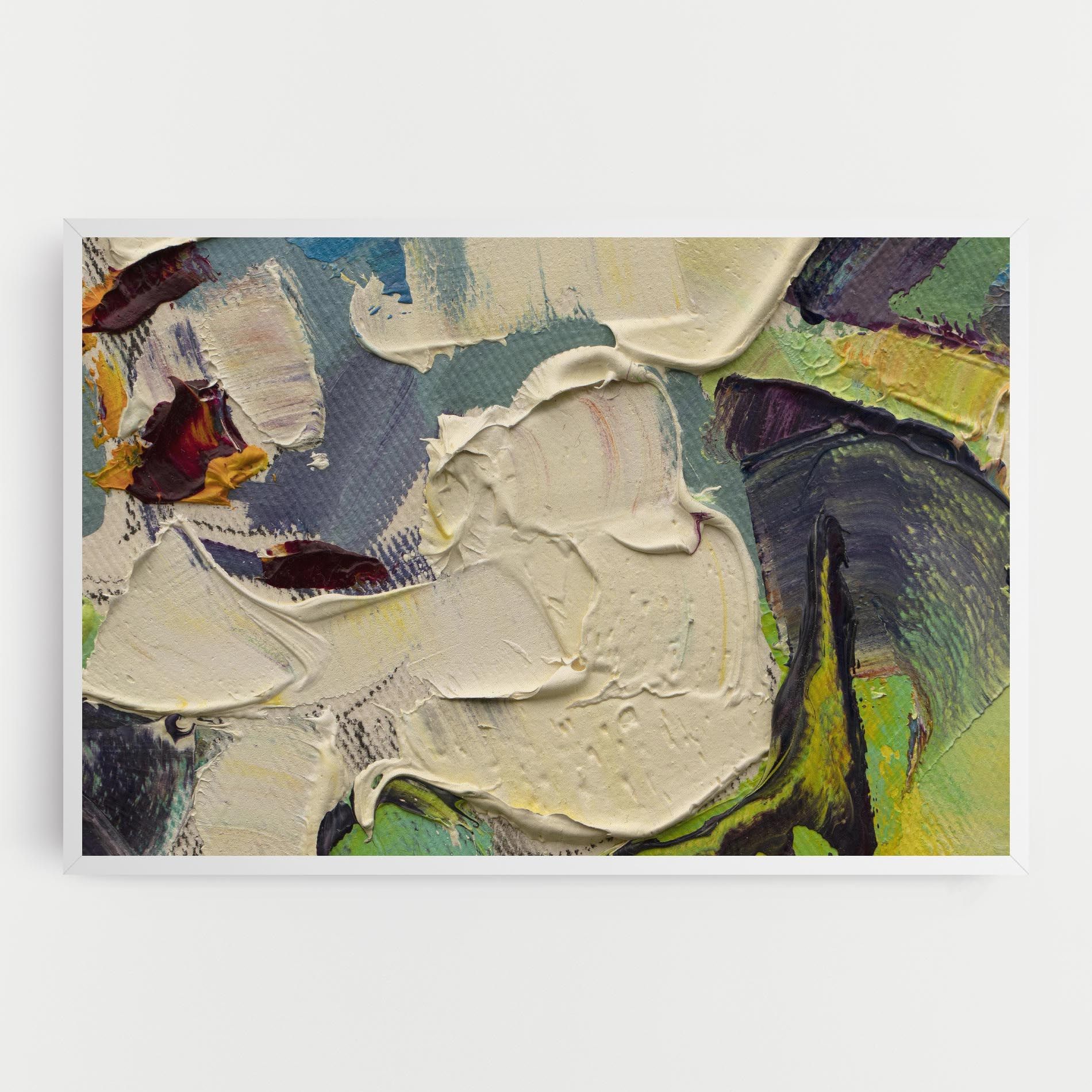 Closeup Oil Painting mockup 0