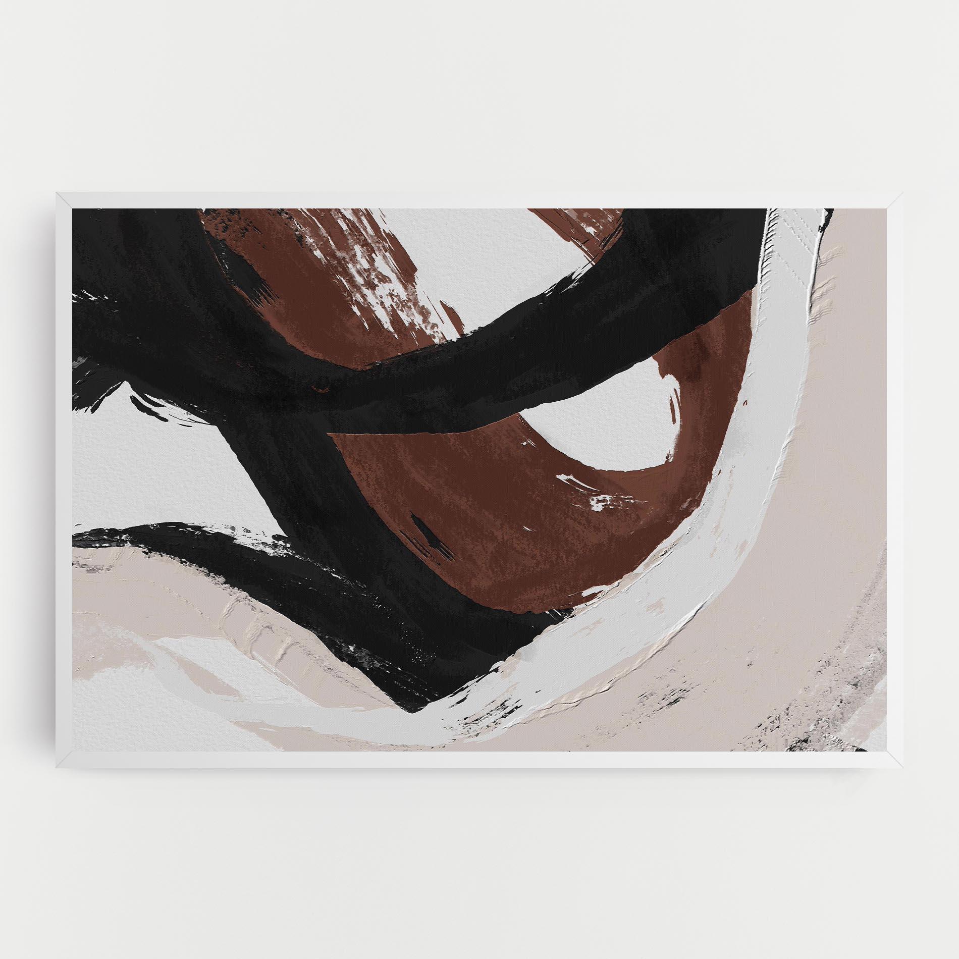 Tablou Canvas Cream Abstract mockup 0