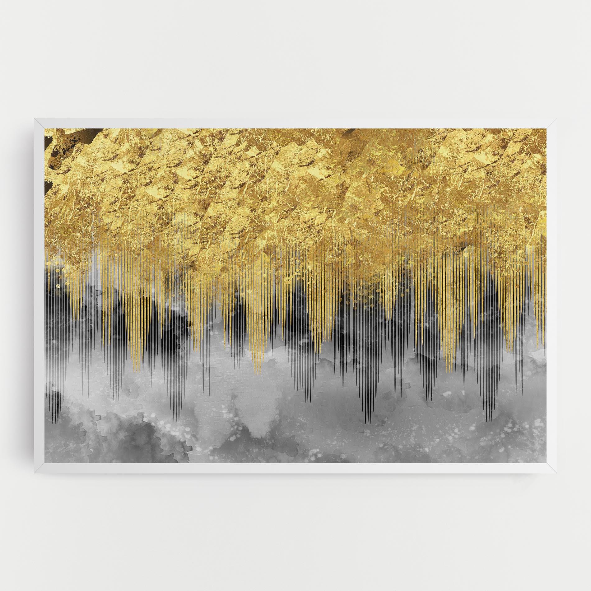 Tablou Canvas Golden Grey mockup 0