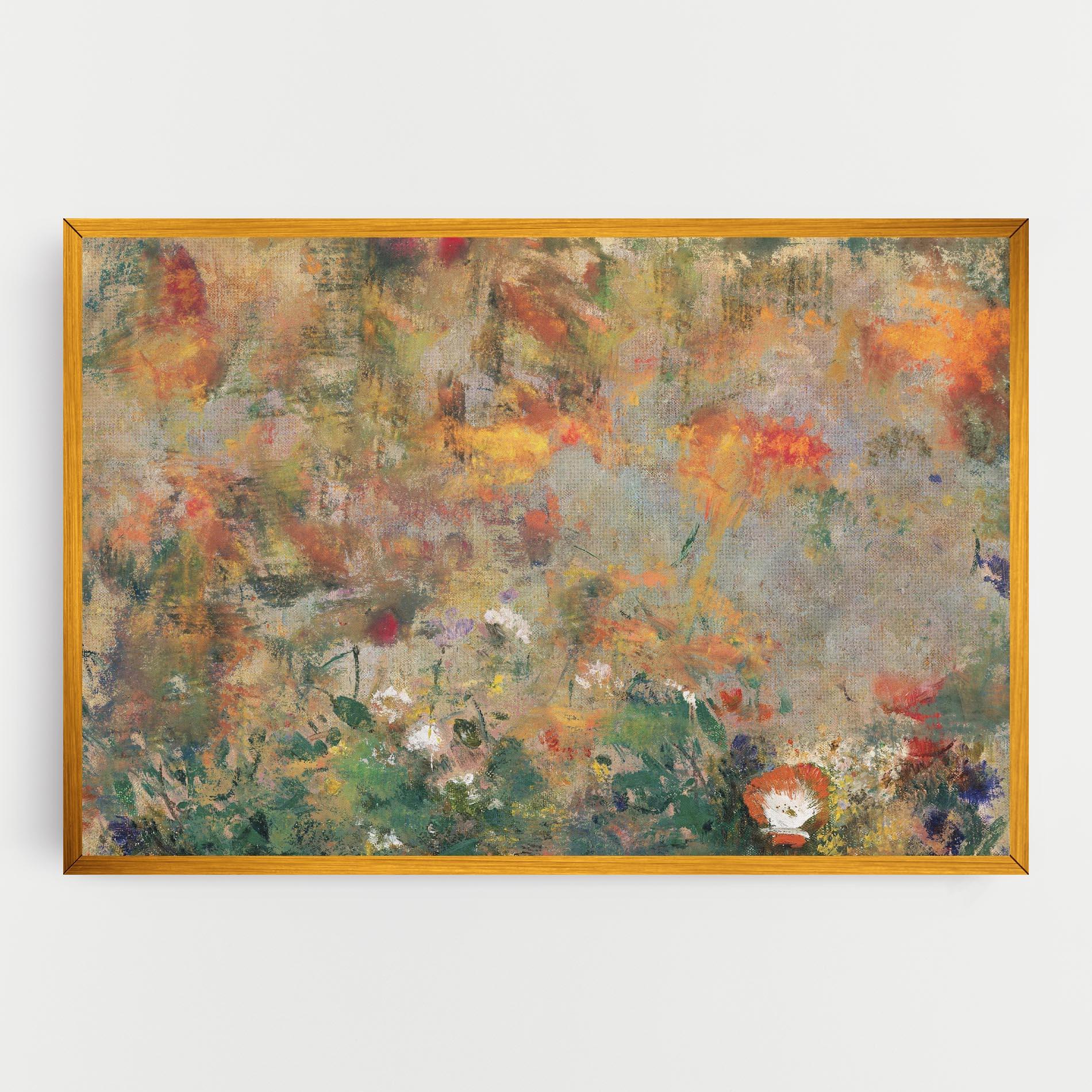 Tablou Canvas Abstract Flowers mockup 0