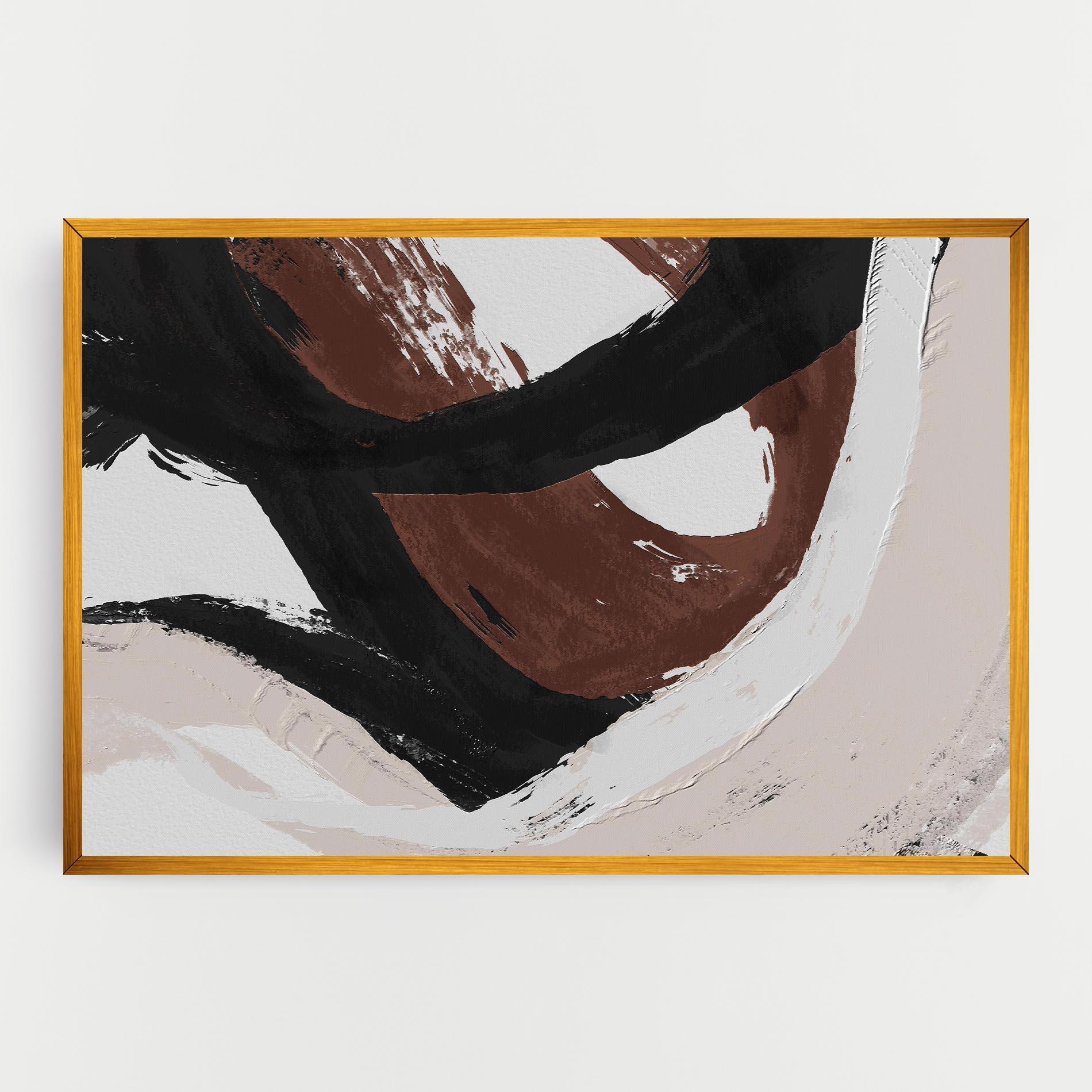 Tablou Canvas Cream Abstract mockup 0