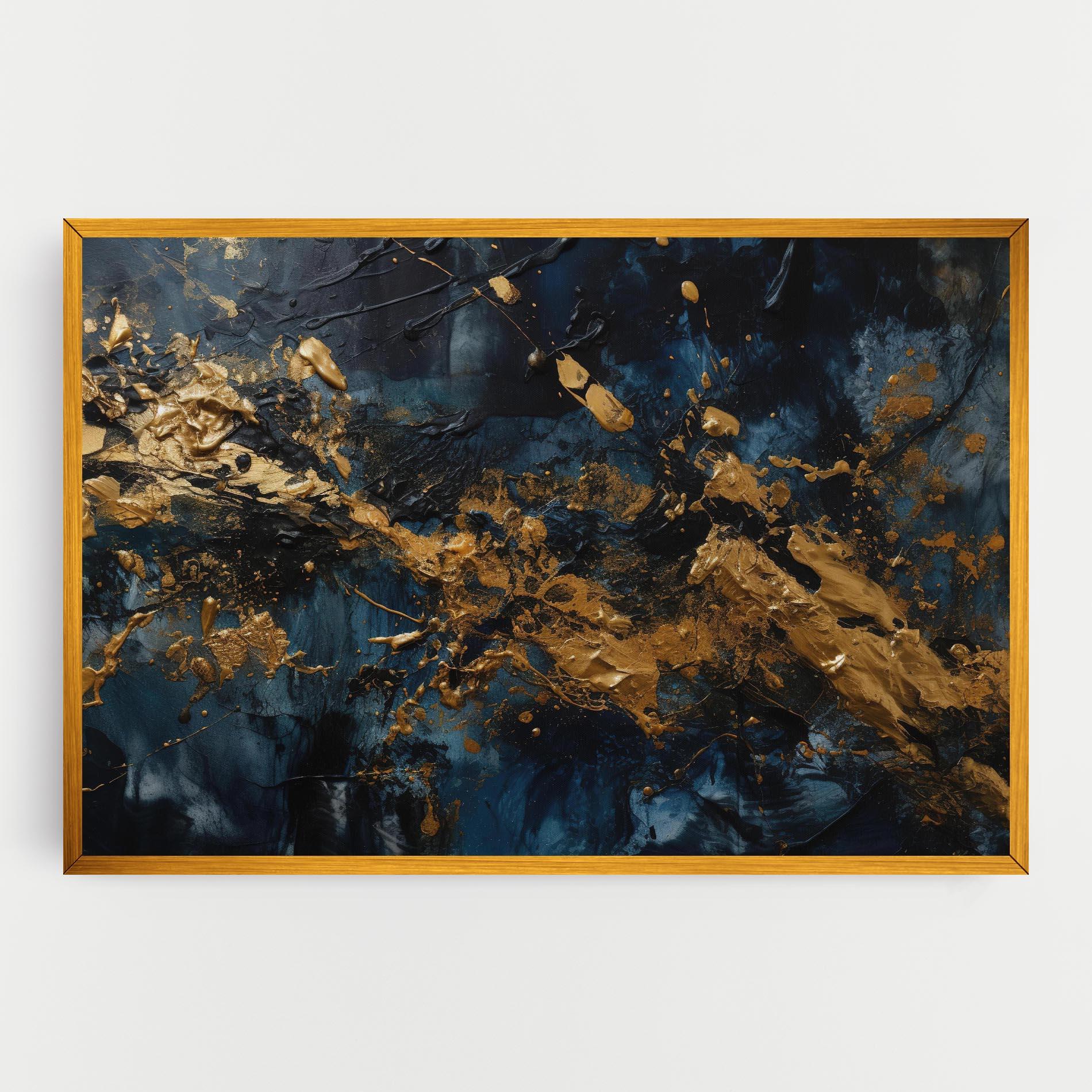 Tablou Canvas Gold Explosion mockup 0