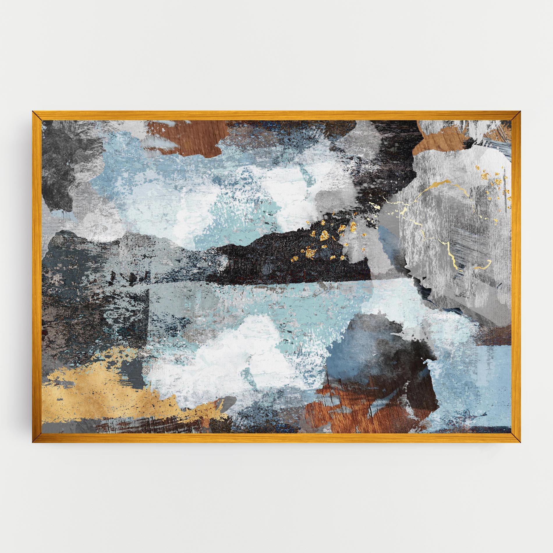 Tablou Canvas Gold Little Points mockup 0