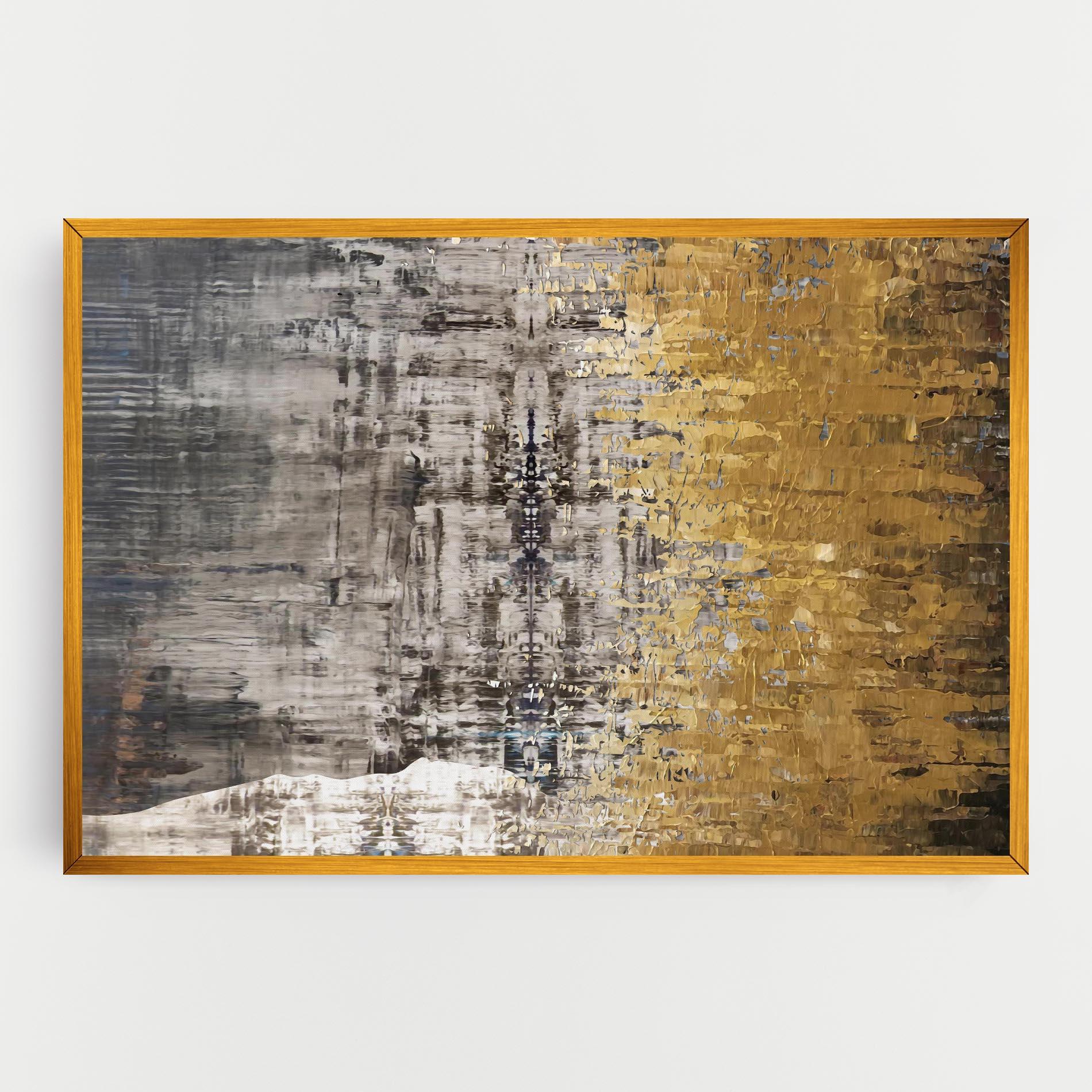 Tablou Canvas Gold Oil Paint mockup 0