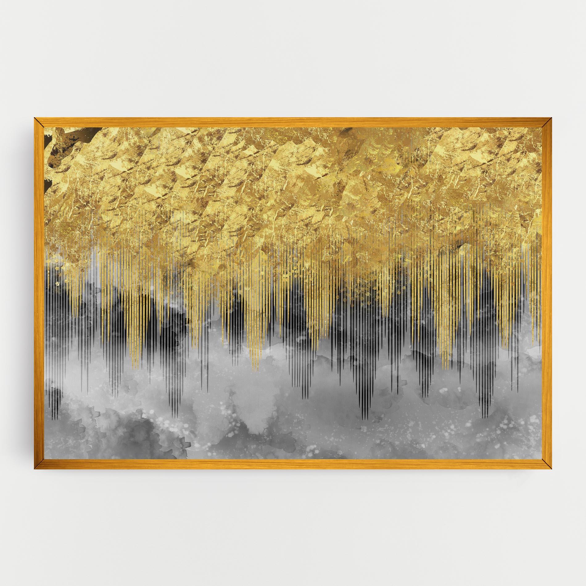 Tablou Canvas Golden Grey mockup 0