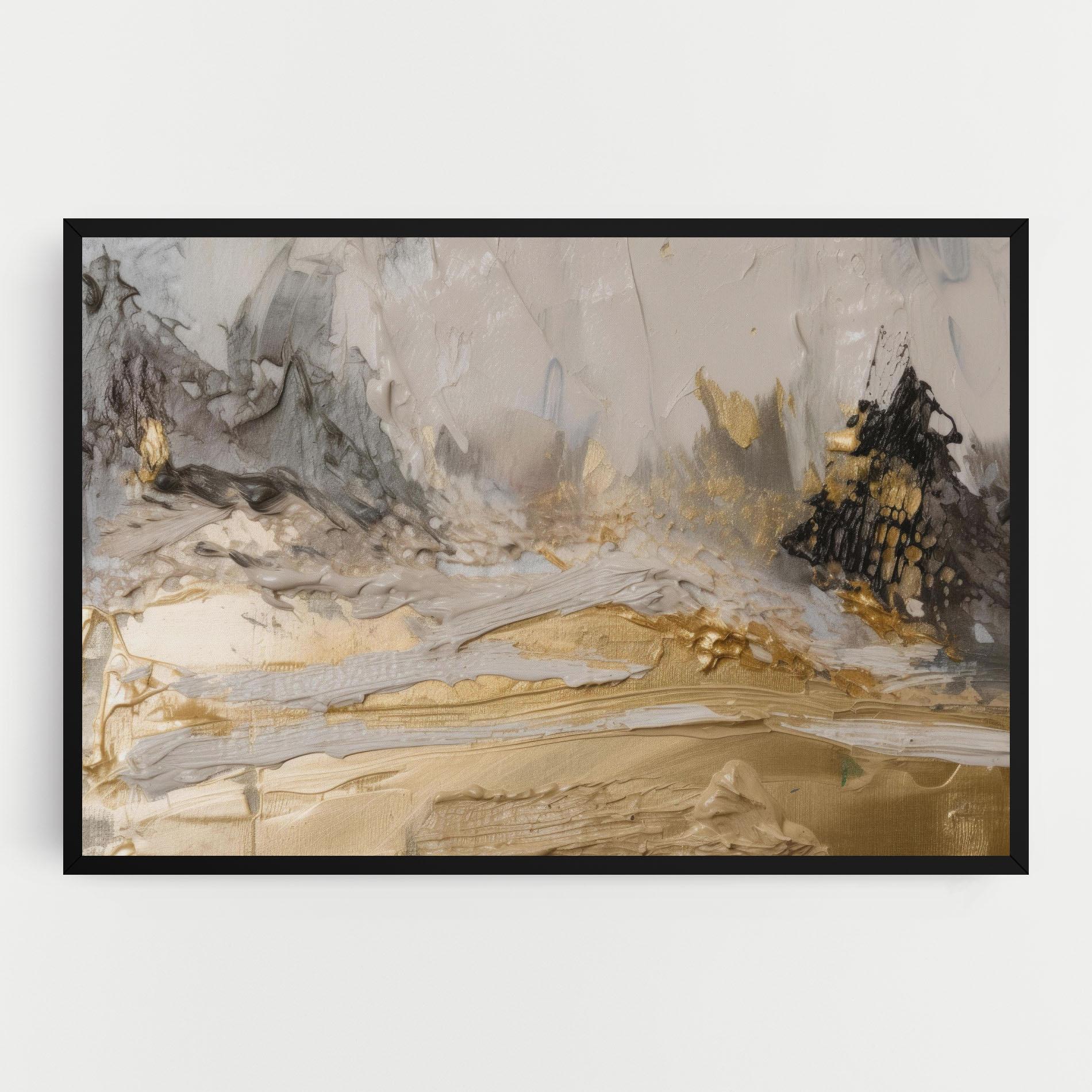 Tablou Canvas Abstract White Waves mockup 0