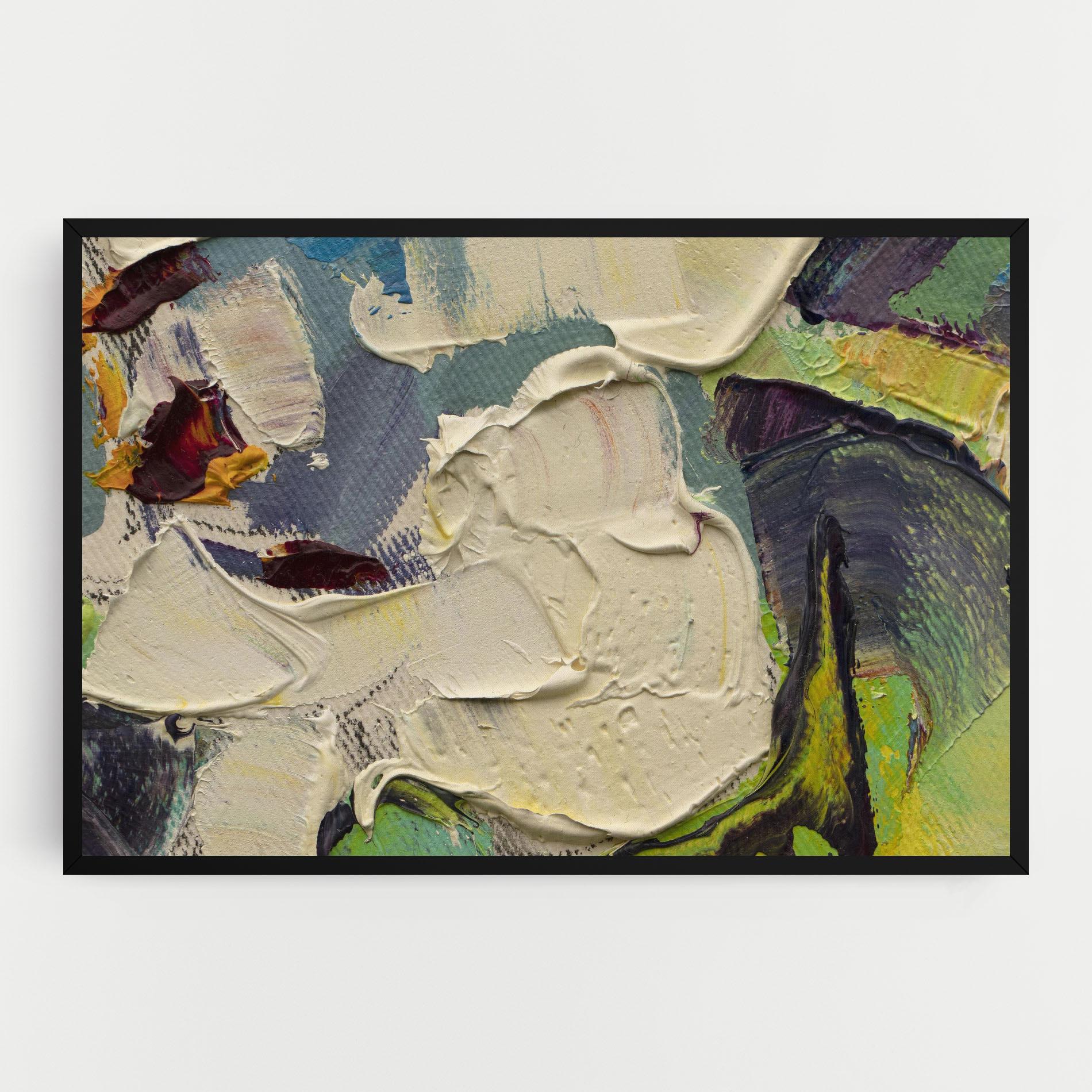 Tablou Canvas Closeup Oil Painting mockup 0