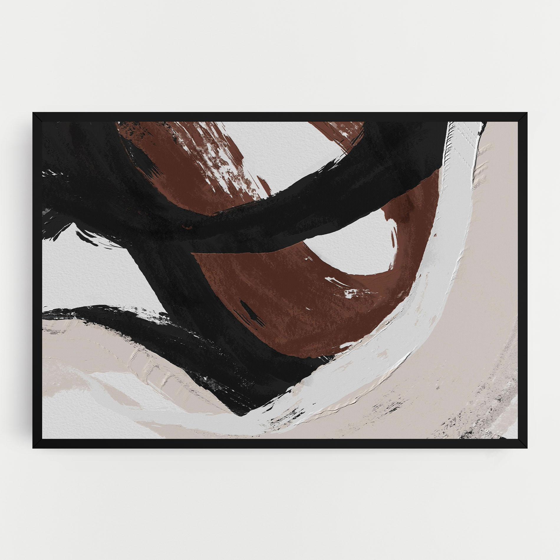 Tablou Canvas Cream Abstract mockup 0