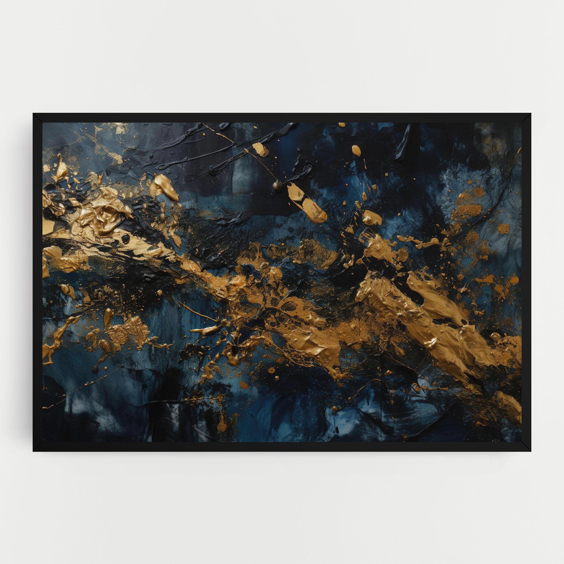 Tablou Canvas Gold Explosion mockup 0