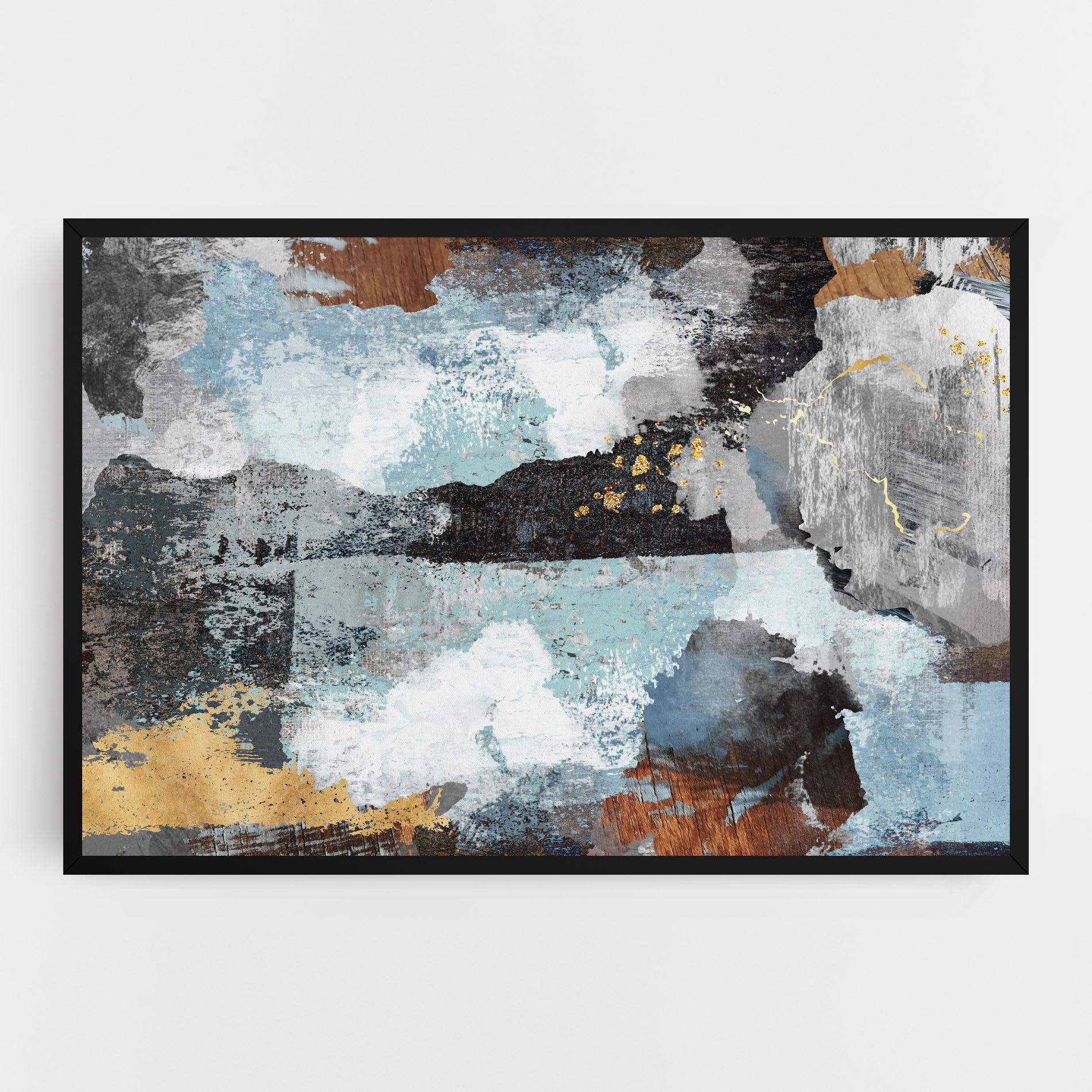 Tablou Canvas Gold Little Points mockup 0