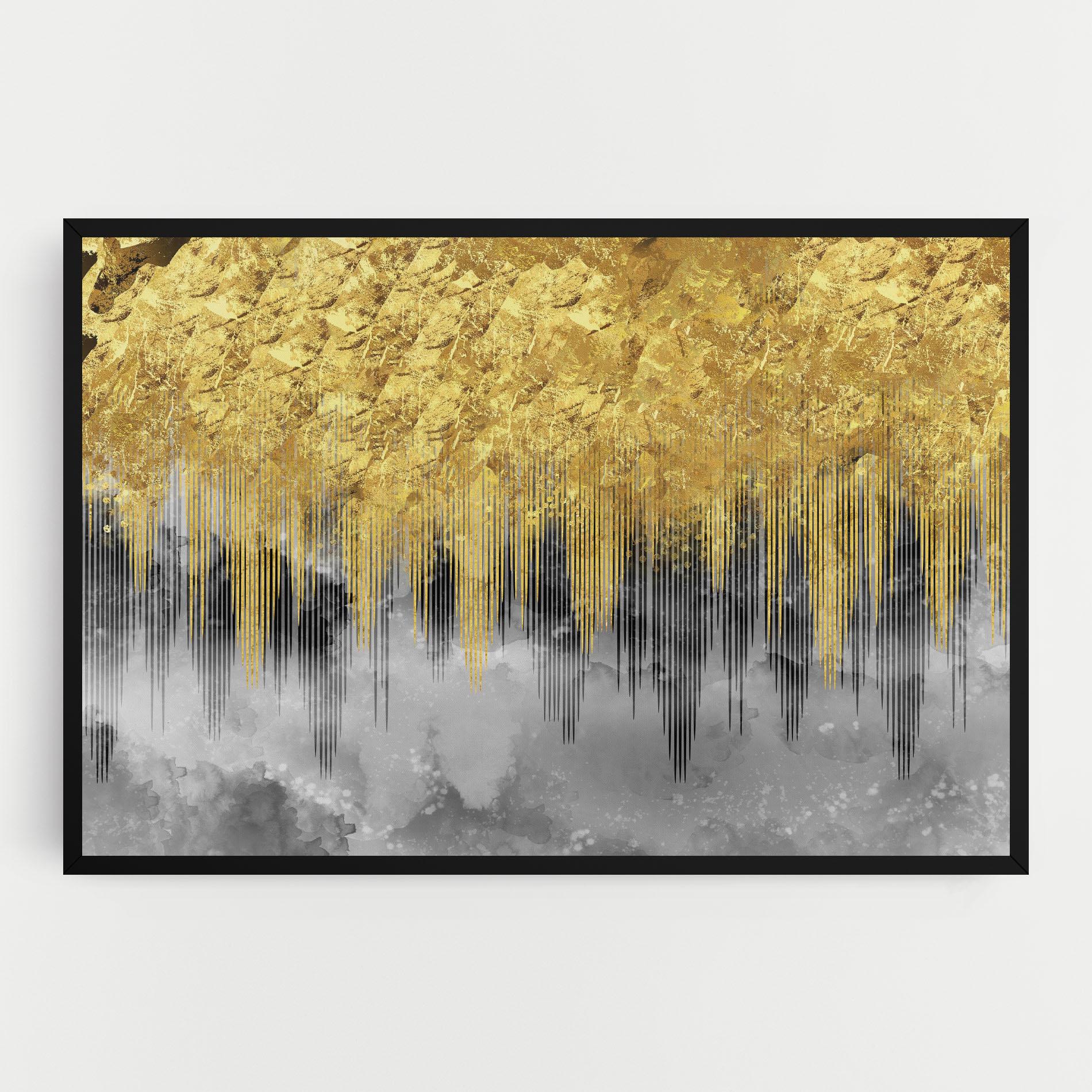 Tablou Canvas Golden Grey mockup 0