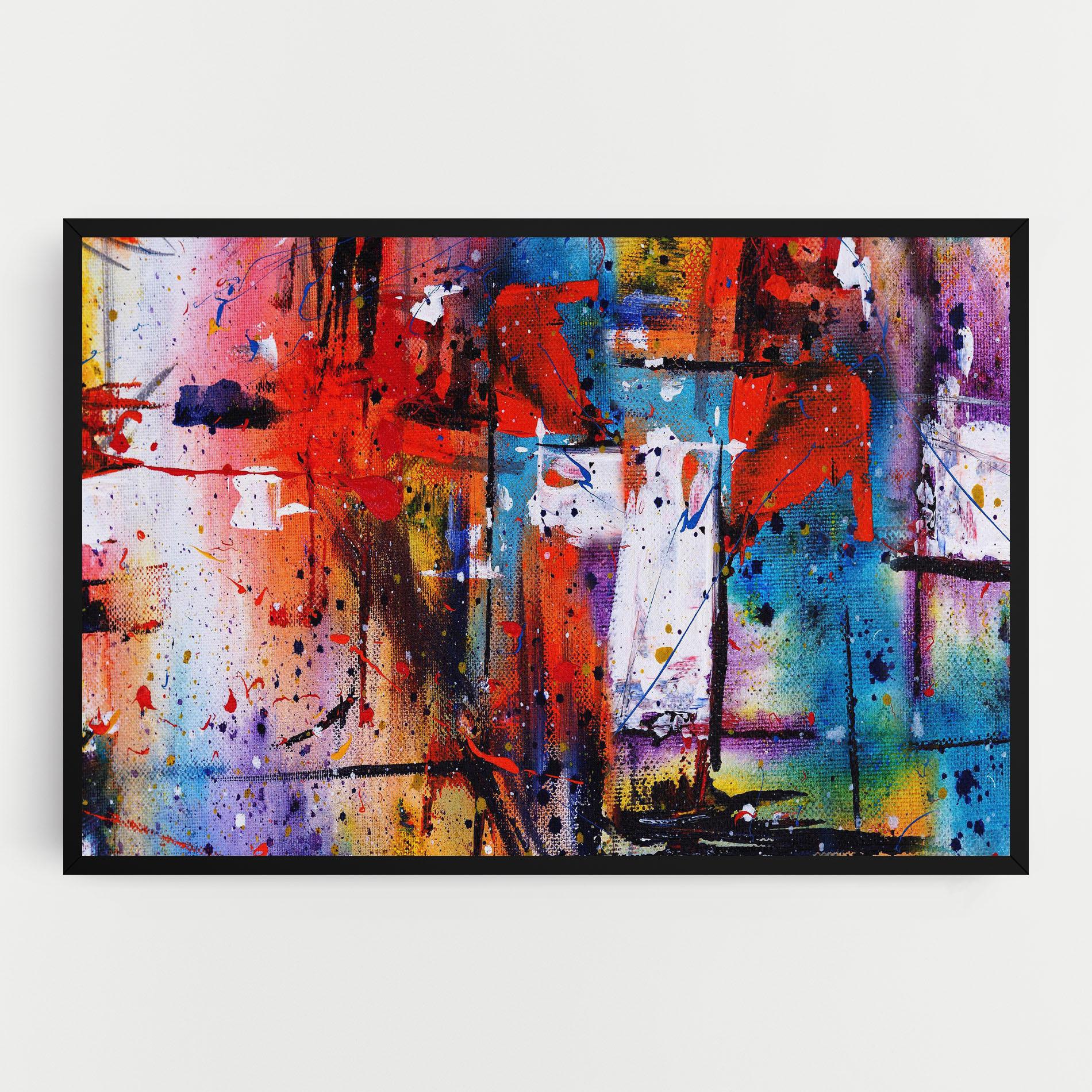 Tablou Canvas Hand Drawn Painting mockup 0