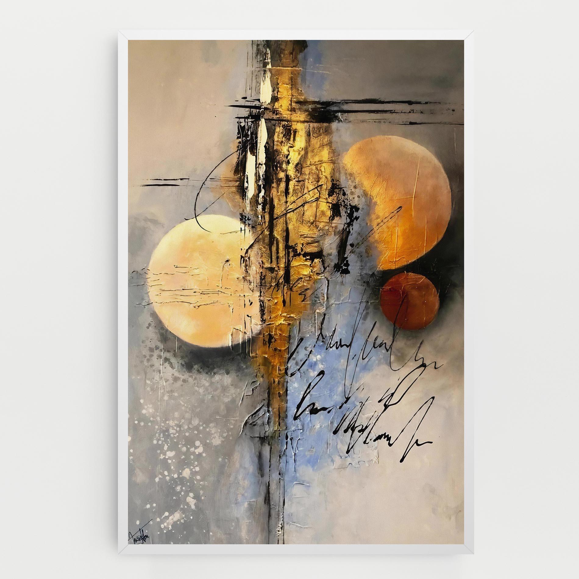 Tablou Canvas Abstract Moons mockup 0