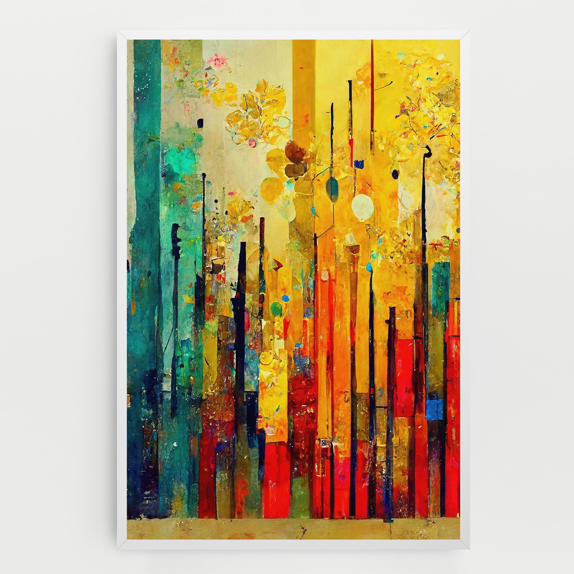 Black Lines On Yellow Light mockup 0