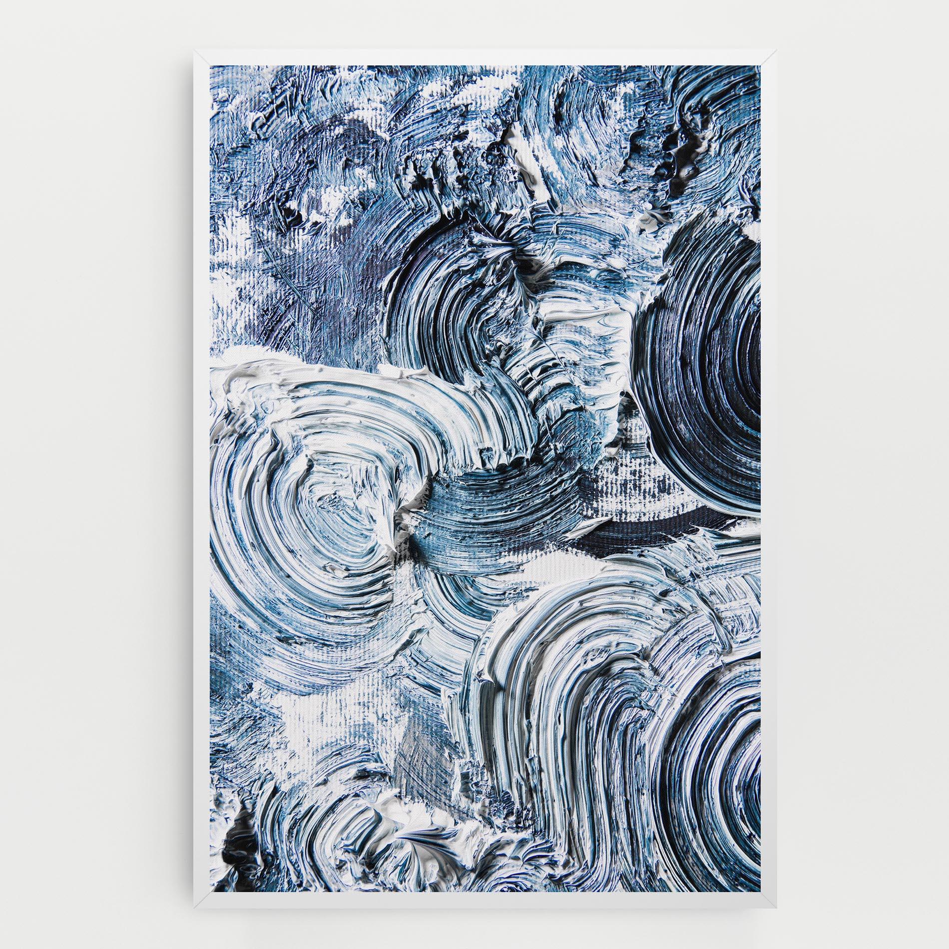 Tablou Canvas Cream Textured Painting mockup 0