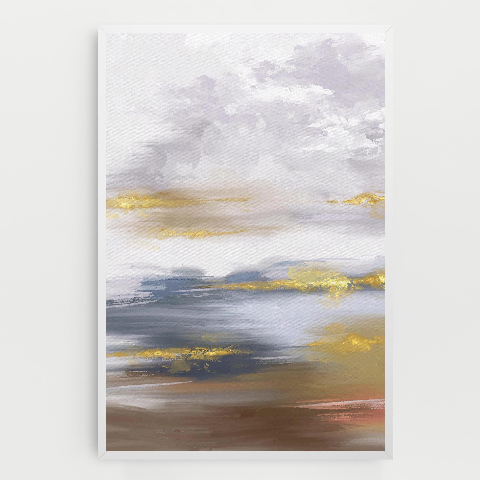 Tablou Canvas Messy Gold Art mockup 0