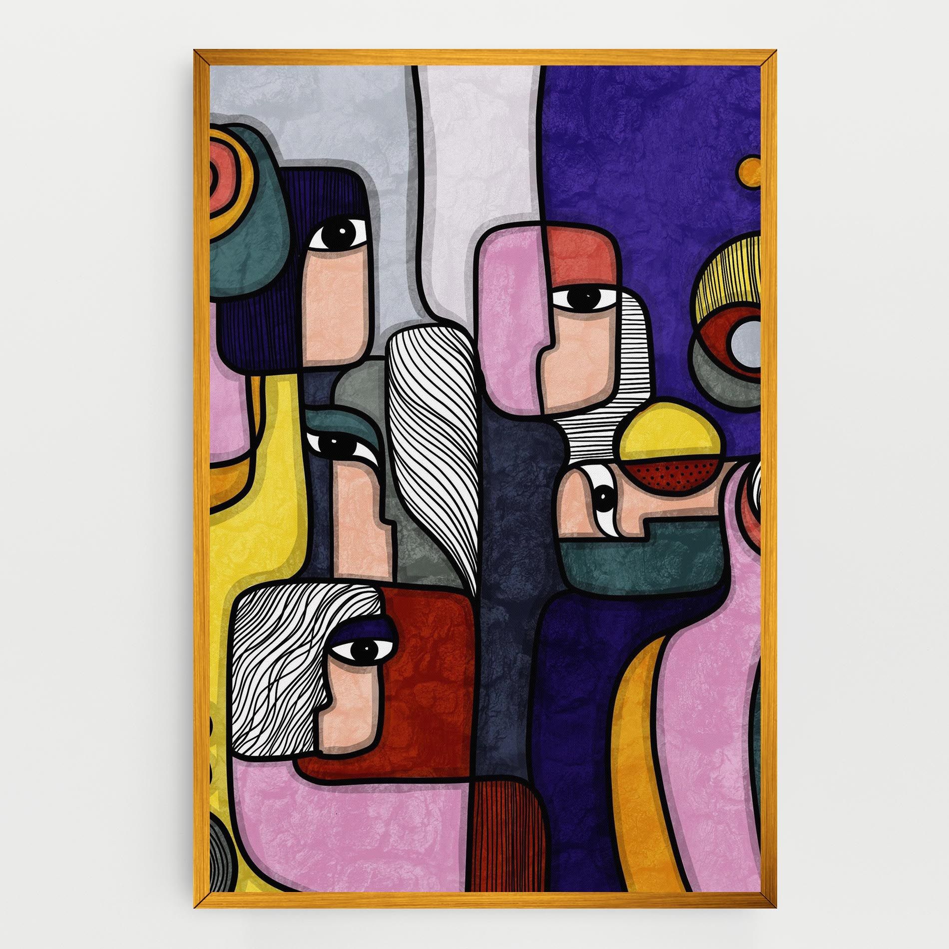 Abstract Looking Eyes mockup 0