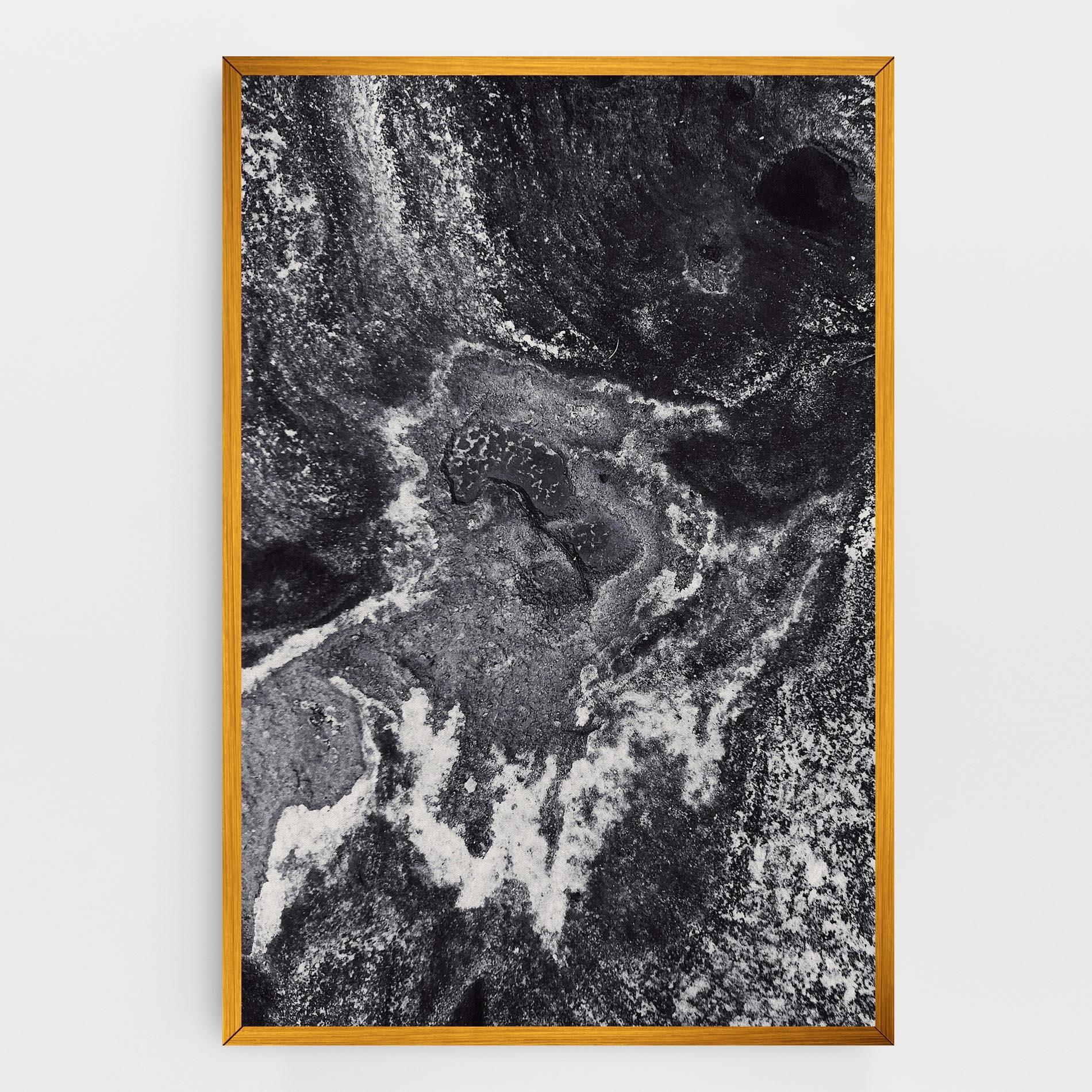 Tablou Canvas Black And White Abstract mockup 0