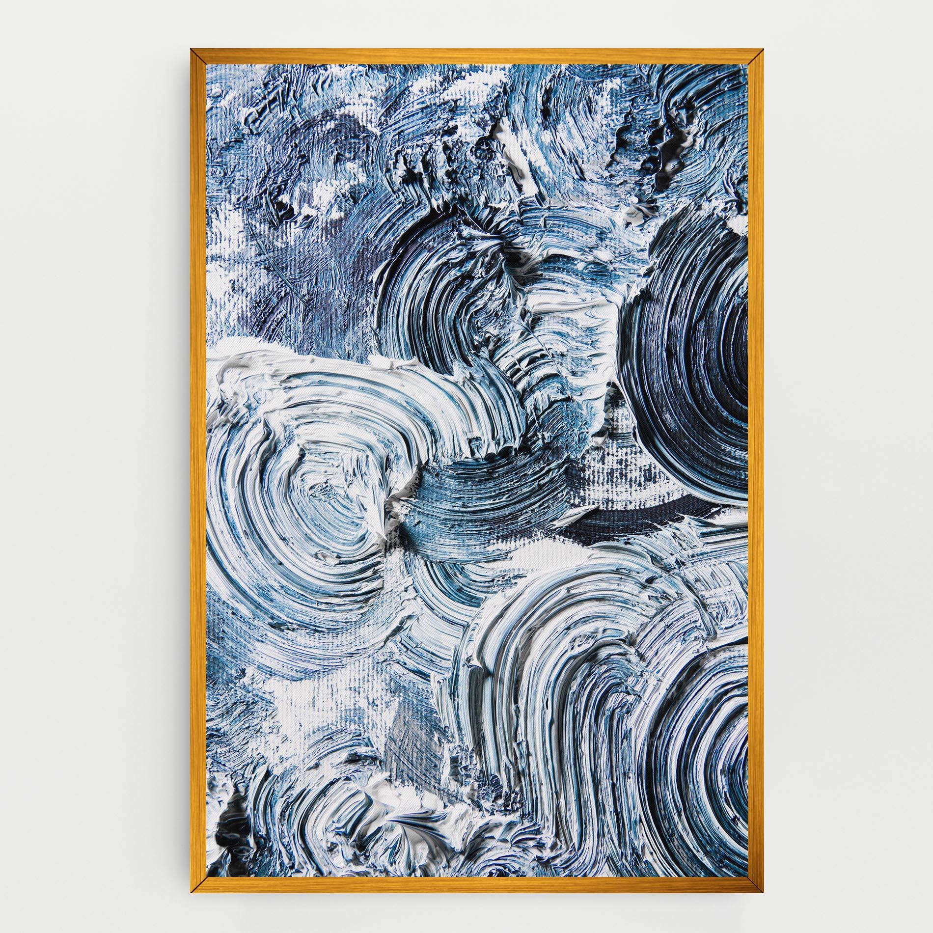 Tablou Canvas Cream Textured Painting mockup 0