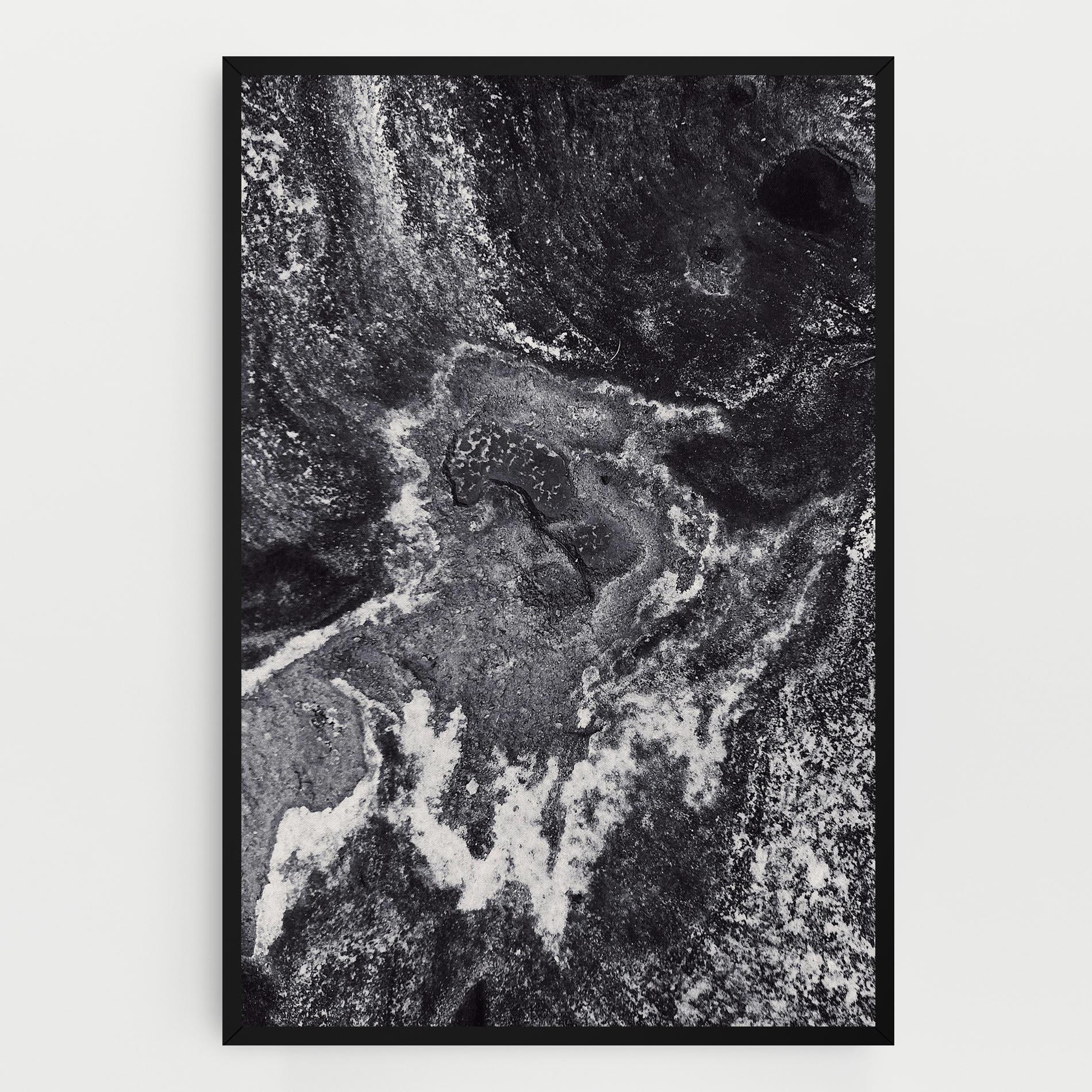 Tablou Canvas Black And White Abstract mockup 0